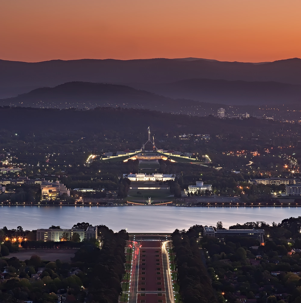 Parliament House, Canberra. Photo: Sam Ilić .