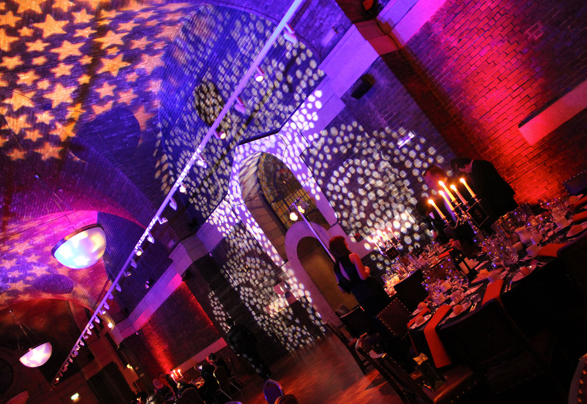 Lighting & AV at Lutyens Crypt for a Charity Ball
