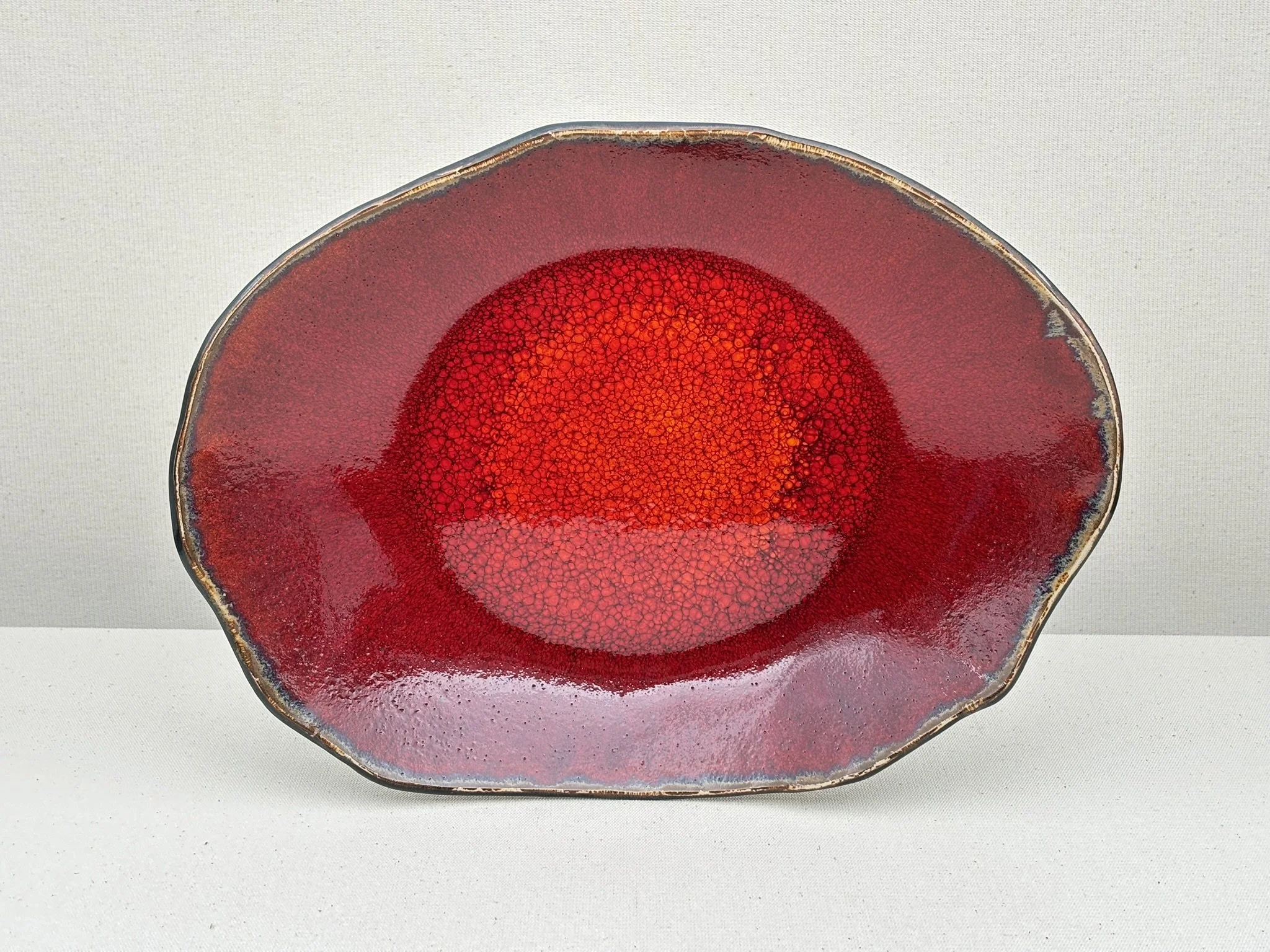 Schaal rood effect