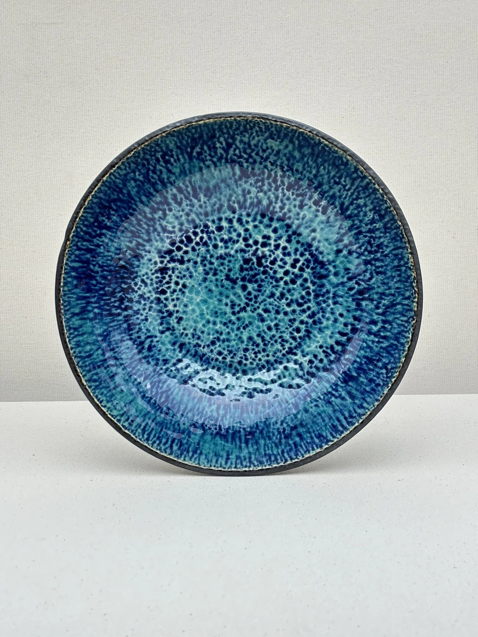 Schaal blauw turquoise