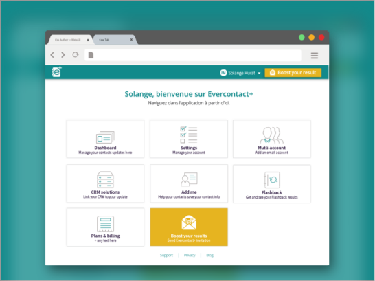 Remise à plat de l'identité graphique des Webapps sur le thème du nouveau site web.