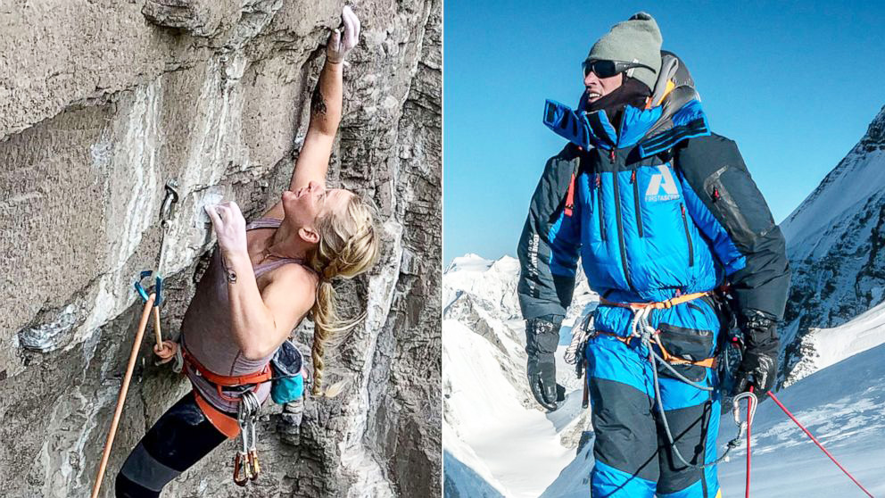 Emily Harrington and Adrian Ballinger on Good Morning America