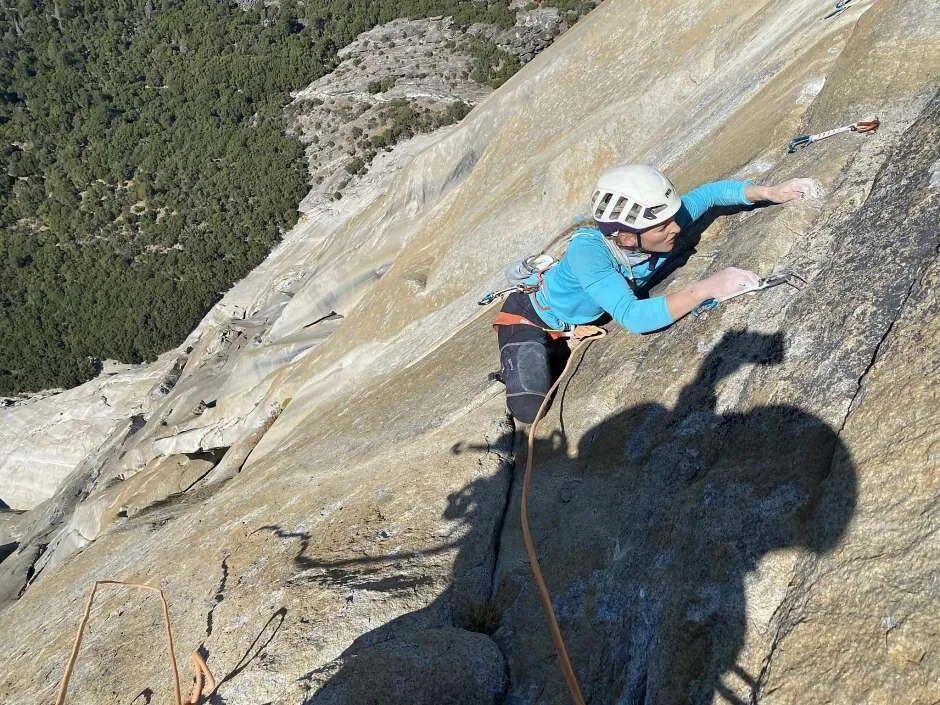 Emily Harrington becomes first woman to free climb 3,000-foot El Capitan route in under 24 hours