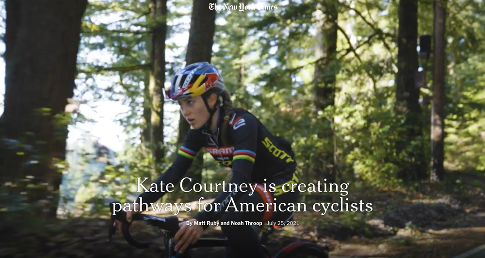 Kate Courtney is creating pathways for American cyclists