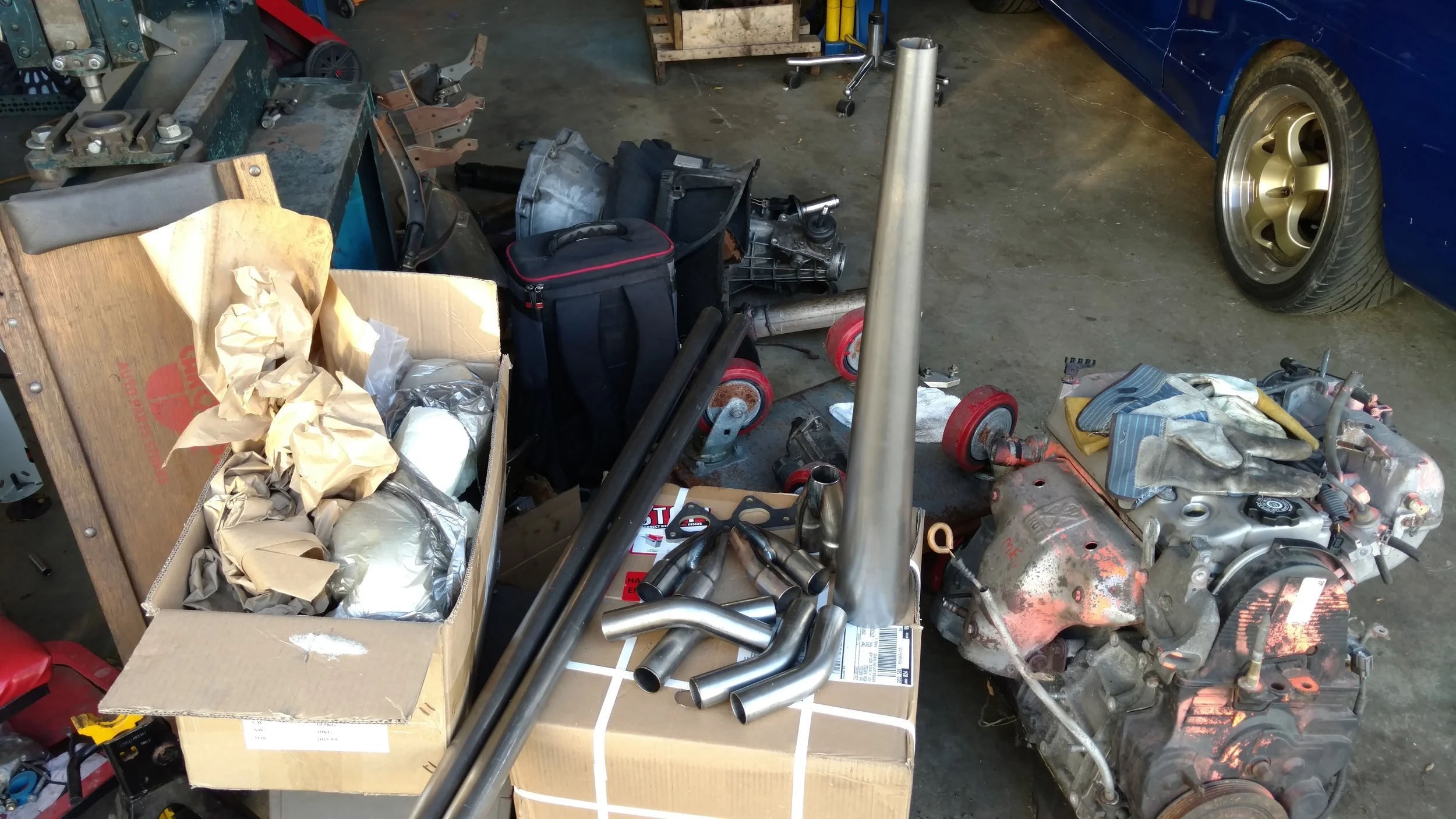 Pile of parts getting ready for a creation...