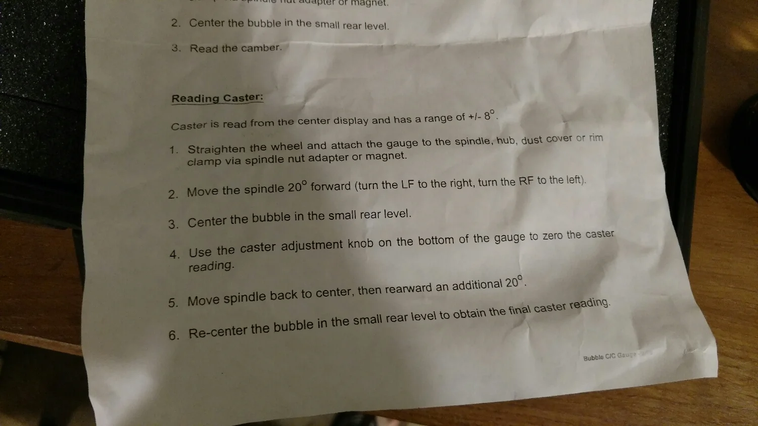 Pretty basic instructions. 