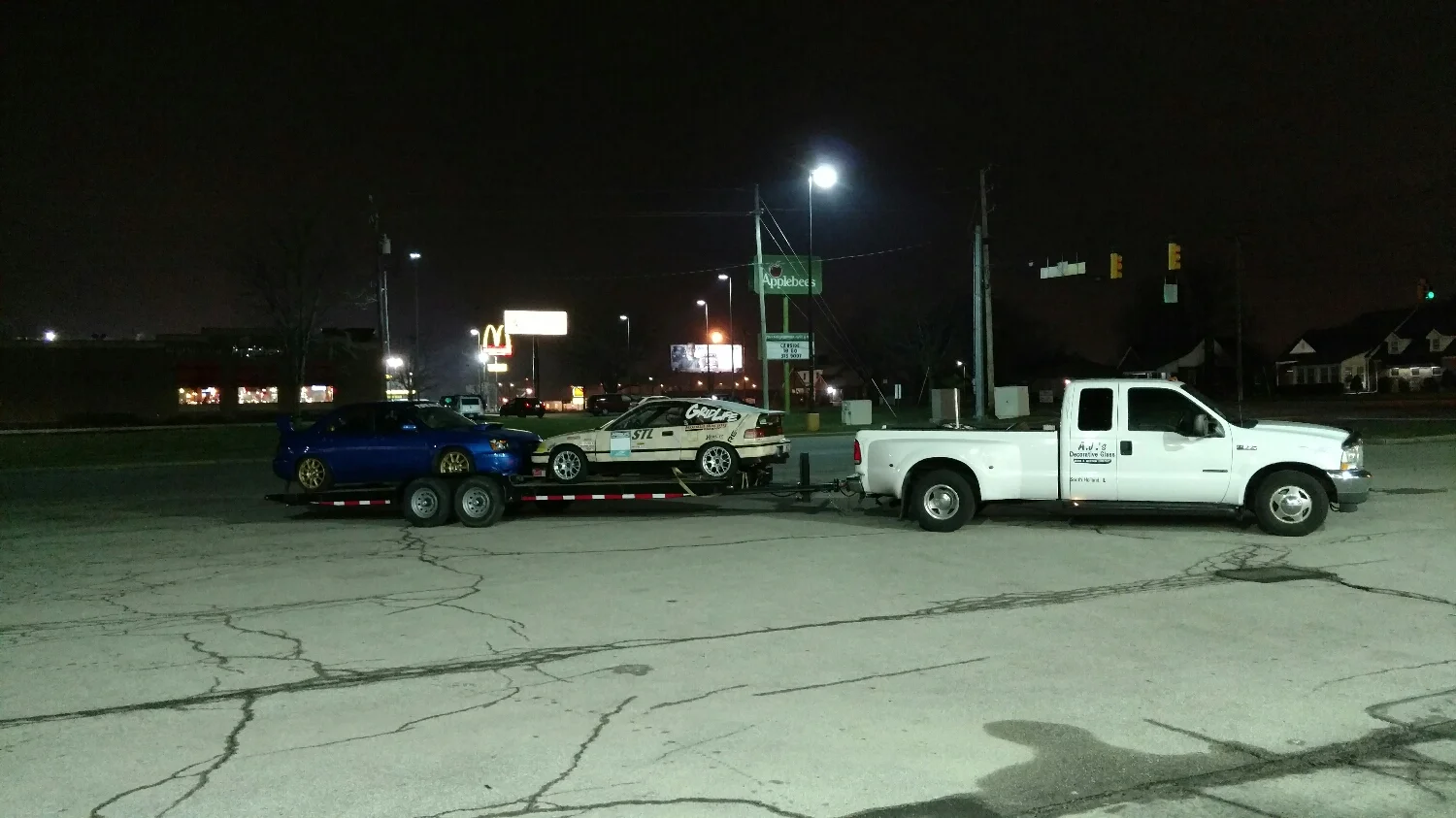 midnight in Indiana somewhere..