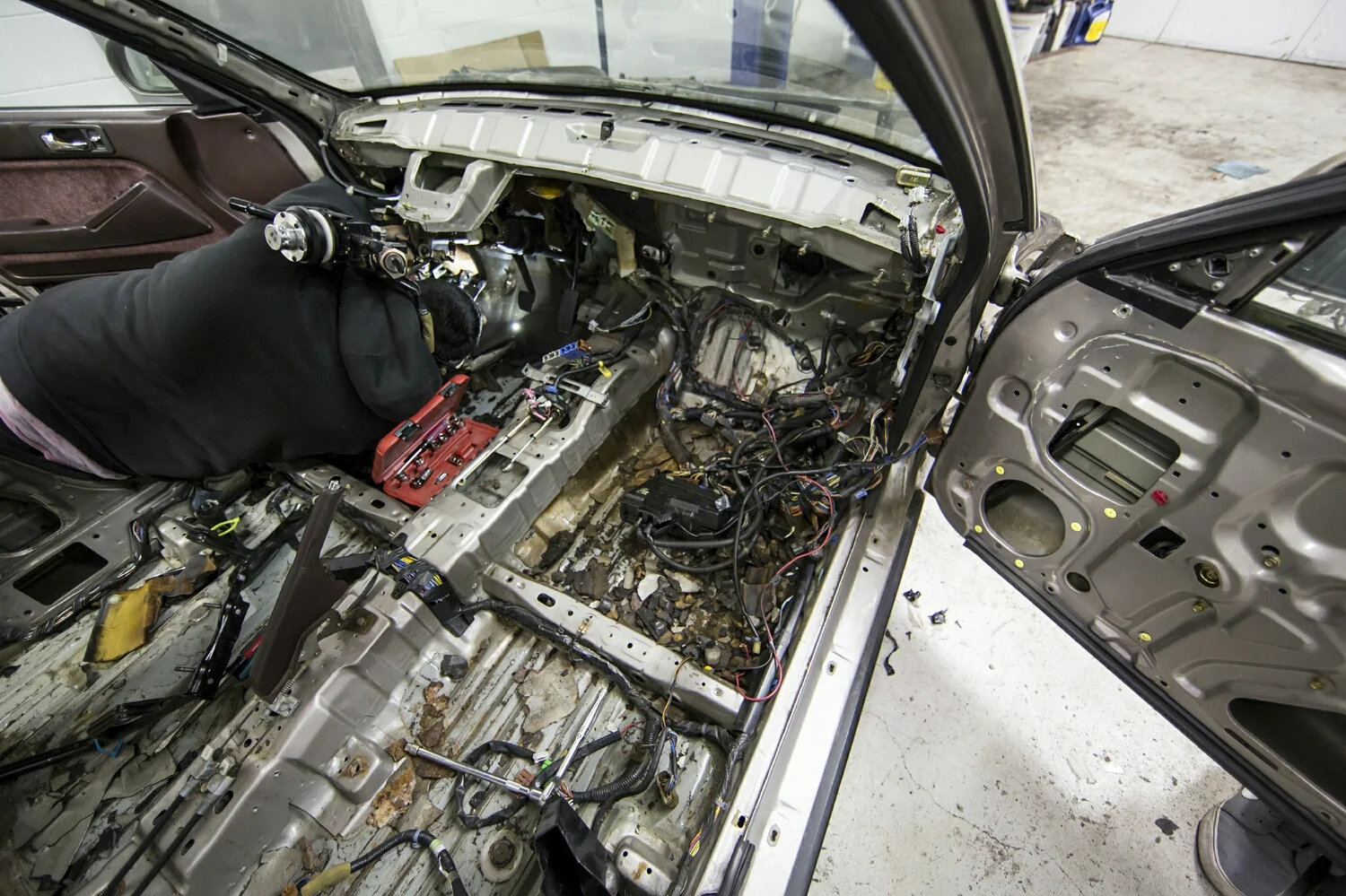 All projects involve a few messy steps. 