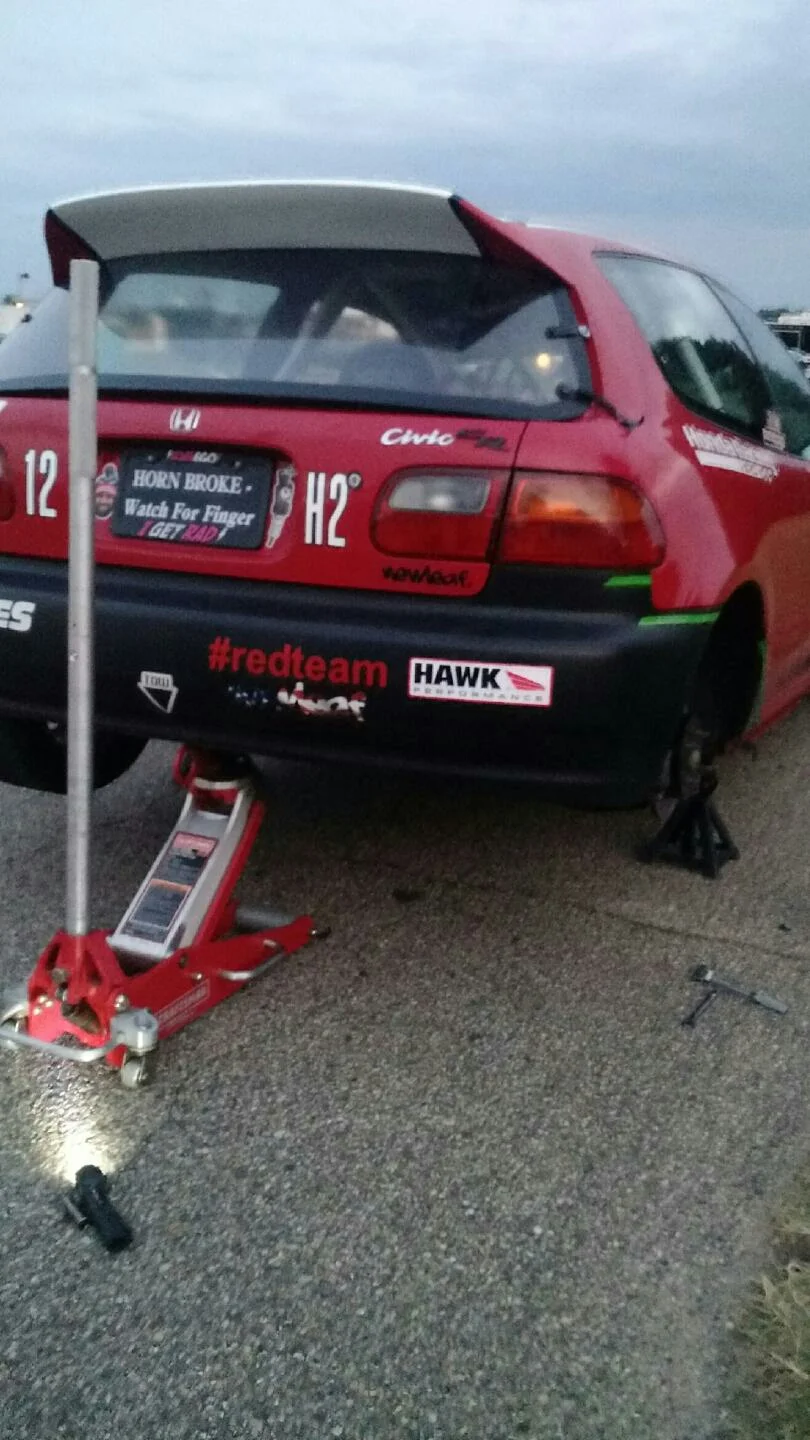 Really? A broken gas tank strap? Crazier part was I had a spare. Photo shot with potato