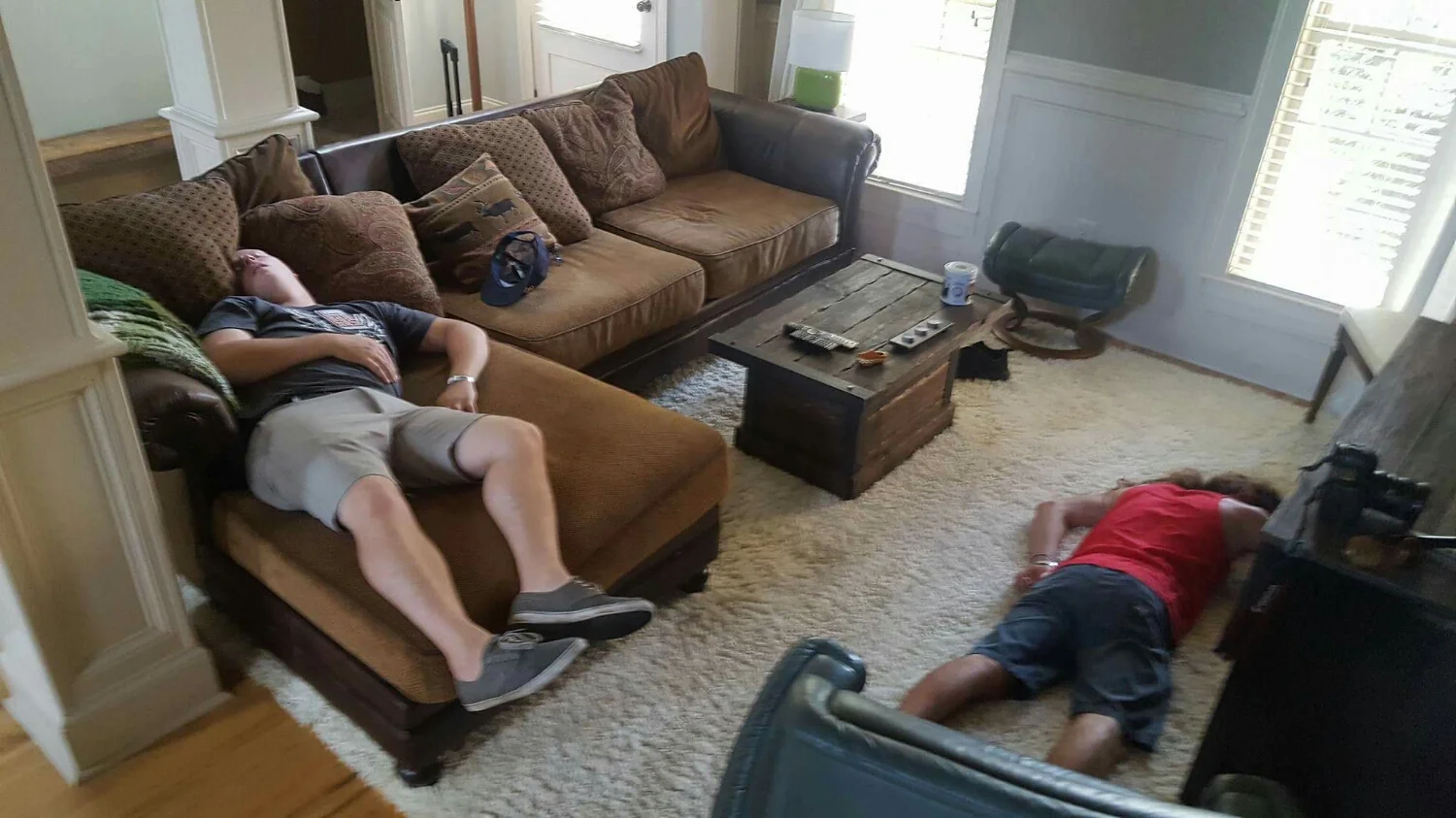 levi and Ballard were tired