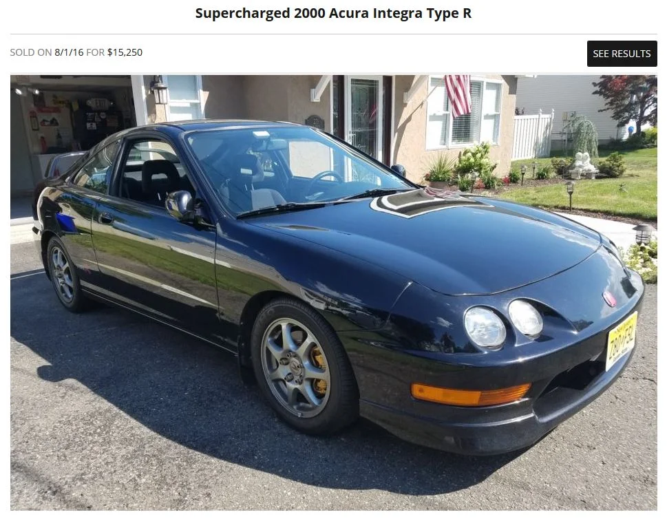 Mint condition. Despite being supercharged it now sells for far less.