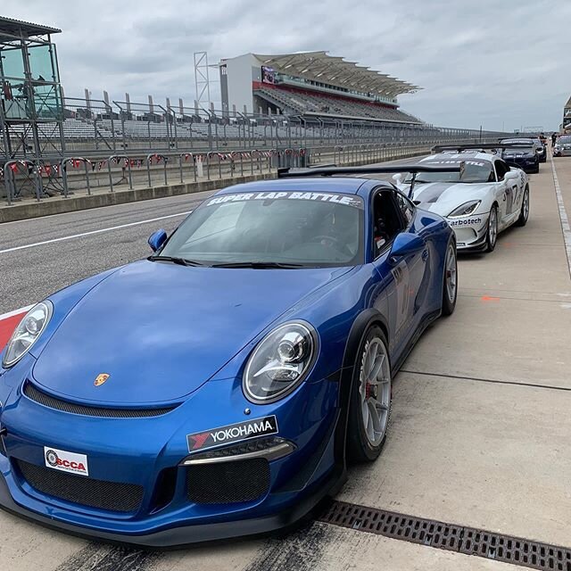 Awesome sights and sounds from the field of cars at @superlapbattle at @cota_official for 2020. Flat sixes so loud your ears may start to bleed. #worthit #timeattack #porsche