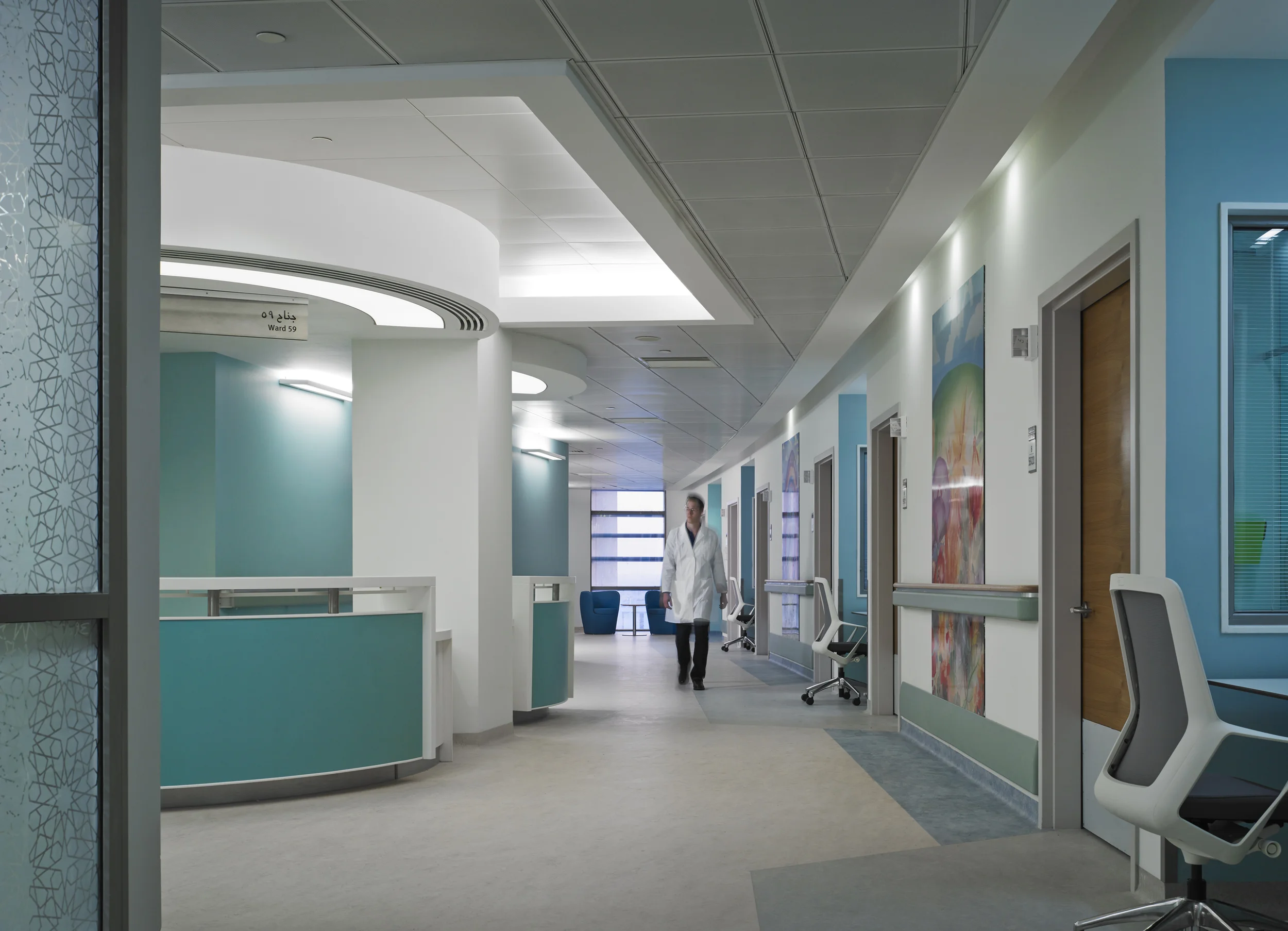 King Abdullah Specialist Children Hospital Perkins+Will with Dar Al Handasah (Shair and Partners) Riyadh, Saudi Arabia Return to Projects
