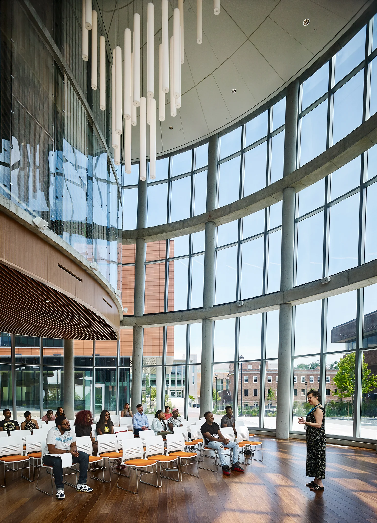 Bowie State University Center for Natural Sciences, Mathematics + Nursing Perkins+Will Bowie, Maryland Return to Projects