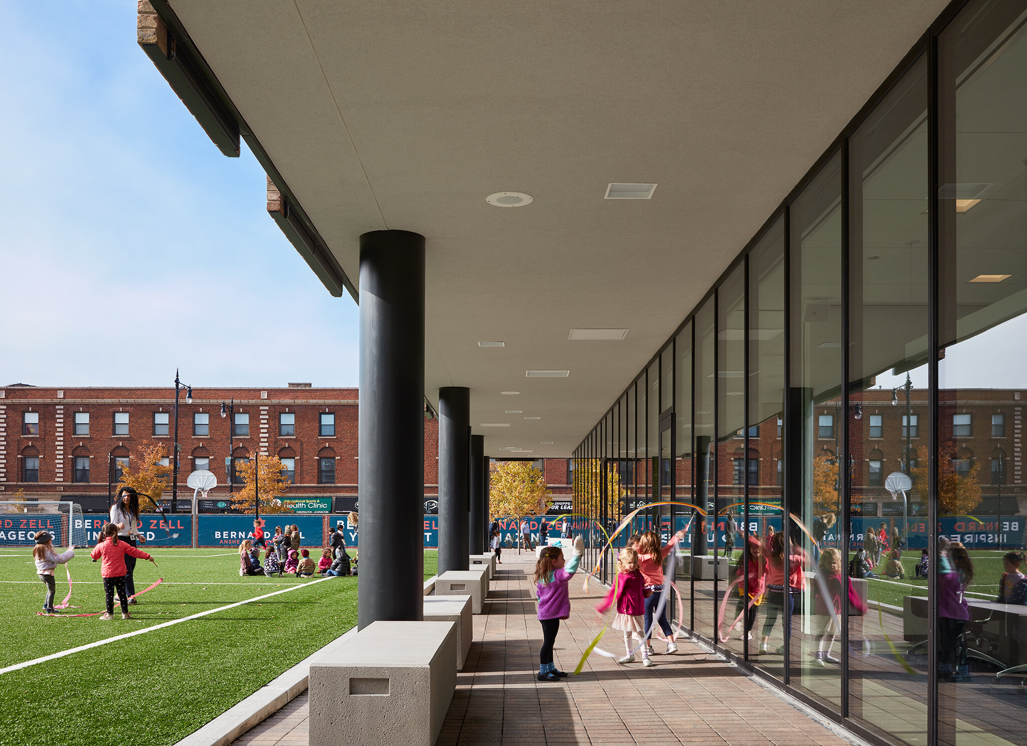  Bernard Zell Anshe Emet Day School Expansion  Wheeler Kearns  Chicago, IL     Return to Projects  