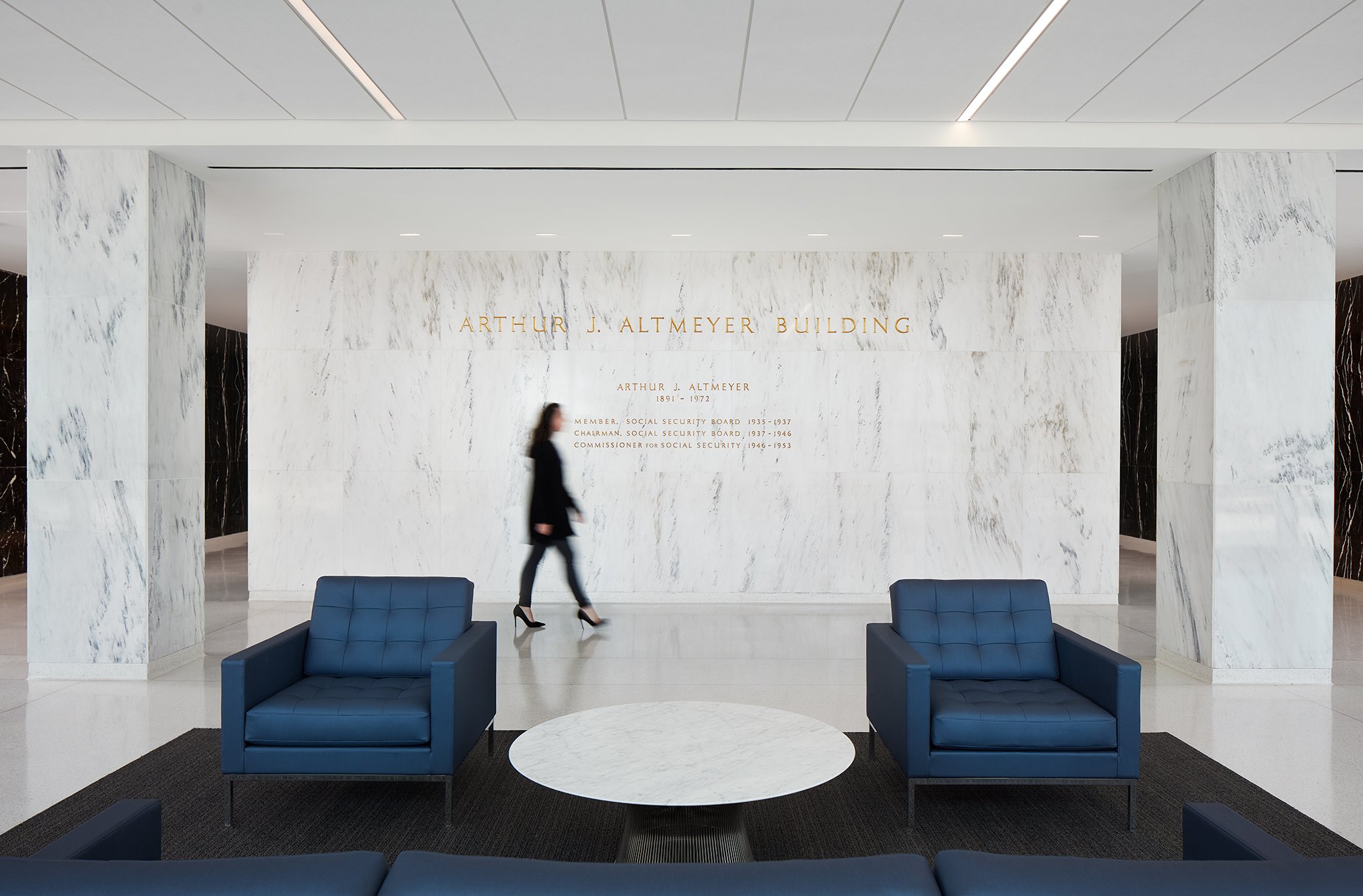  AWARDS  AIA Minnesota, Honor Award, 2021    Altmeyer Building, Social Security Headquarters - Baltimore  HGA / Snow Kreilich Architects  Woodlawn, MD     Return to Projects  