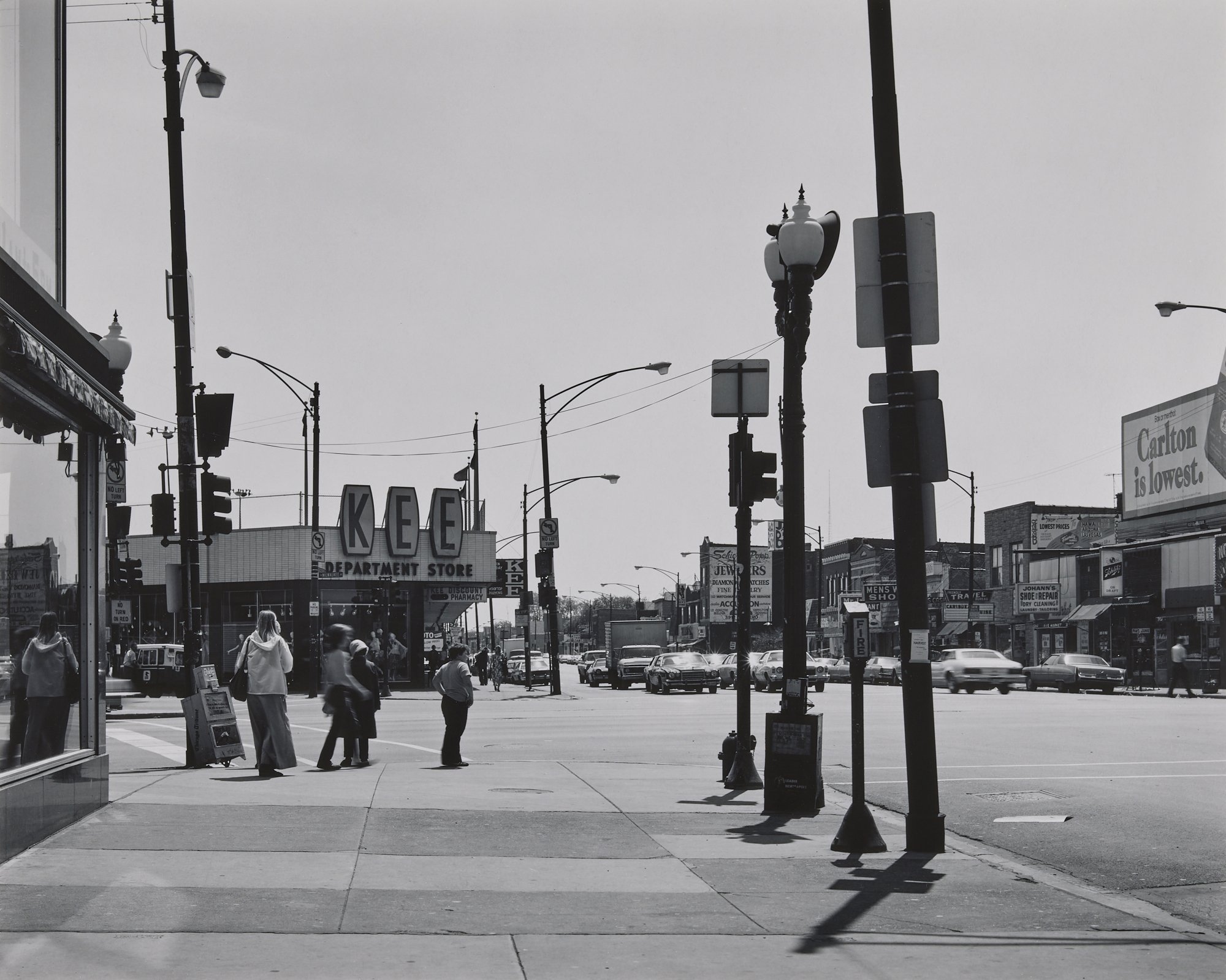 © Nicholas G Merrick 1977, Intersection Irving Park, Milwaukee, Cicero Avenues (KEE) Chicago, Illinois.jpeg