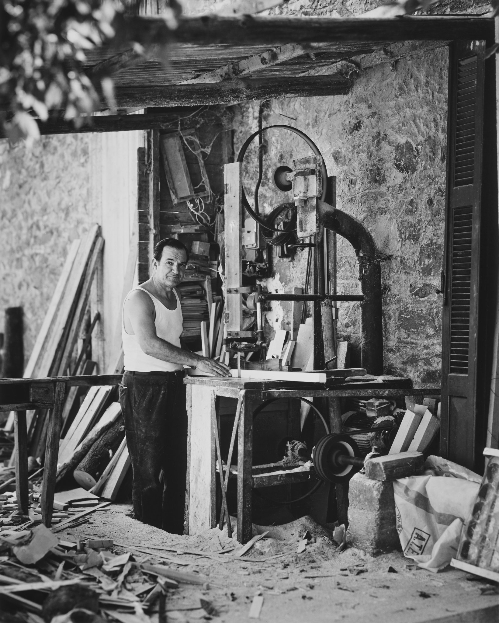 Erateini Portfolio Christos Pappelis carpenter and cabinet maker 1974 © Nick Merrick.jpg