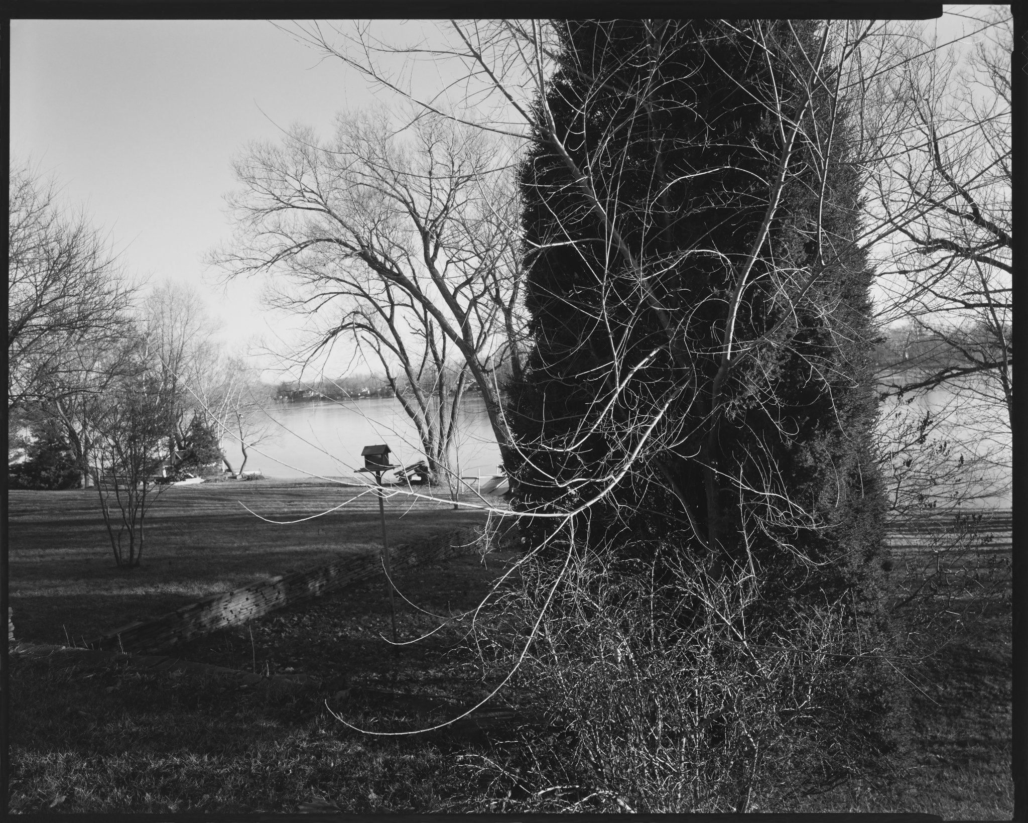 American Landscapes Portfolio_Backyard, Wolverine Lake, Michigan_1979 © Nick Merrick.jpg