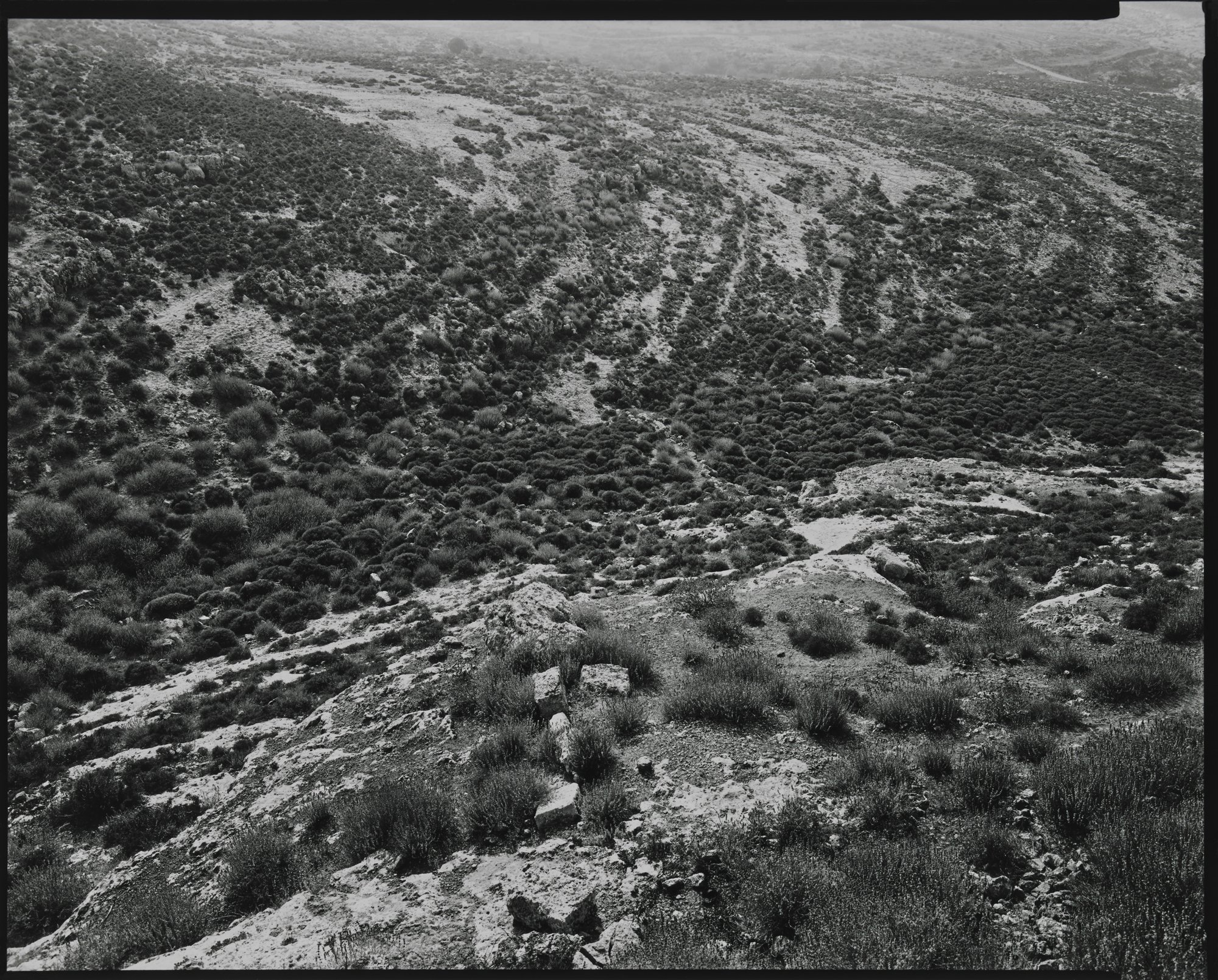 Cyrenaican Landscapes_Cyrene Landscape-Cut Rocks, Shahat, Libya_1979 © Nick Merrick.jpg