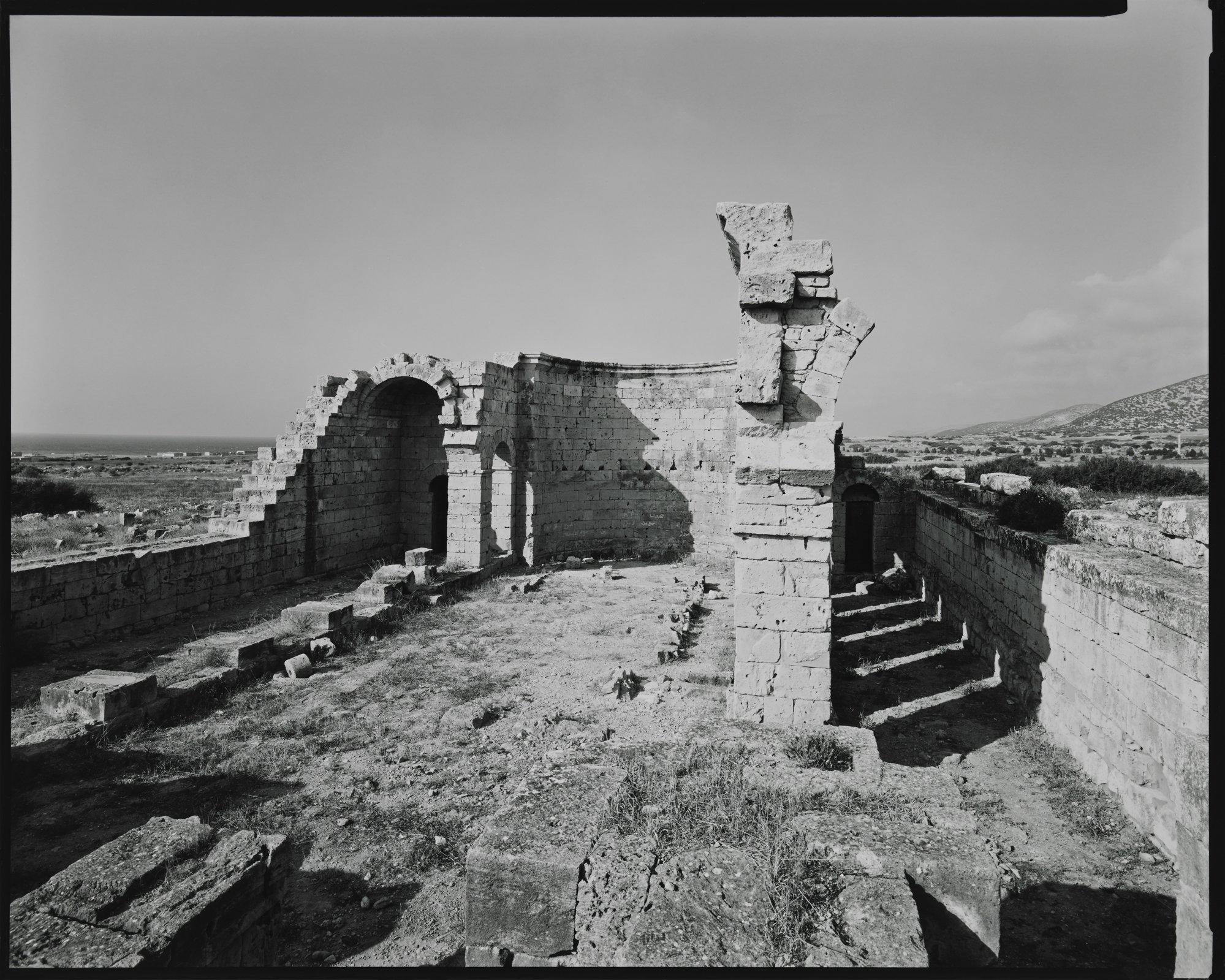 Cyrenaican Landscapes_Fortified Church, Ptolmeita, Libya_1979 © Nick Merrick.jpg