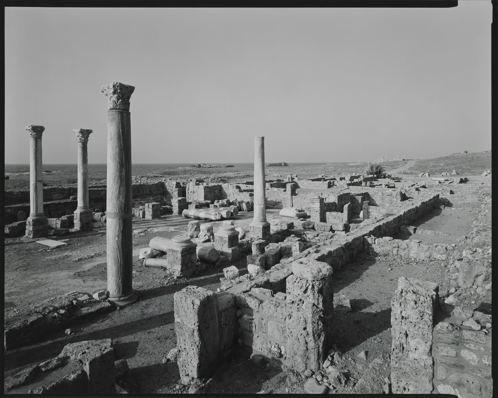 Cyrenaican Landscapes_West Basilica, Apollonia, Libya_1978 © Nick Merrick.jpg