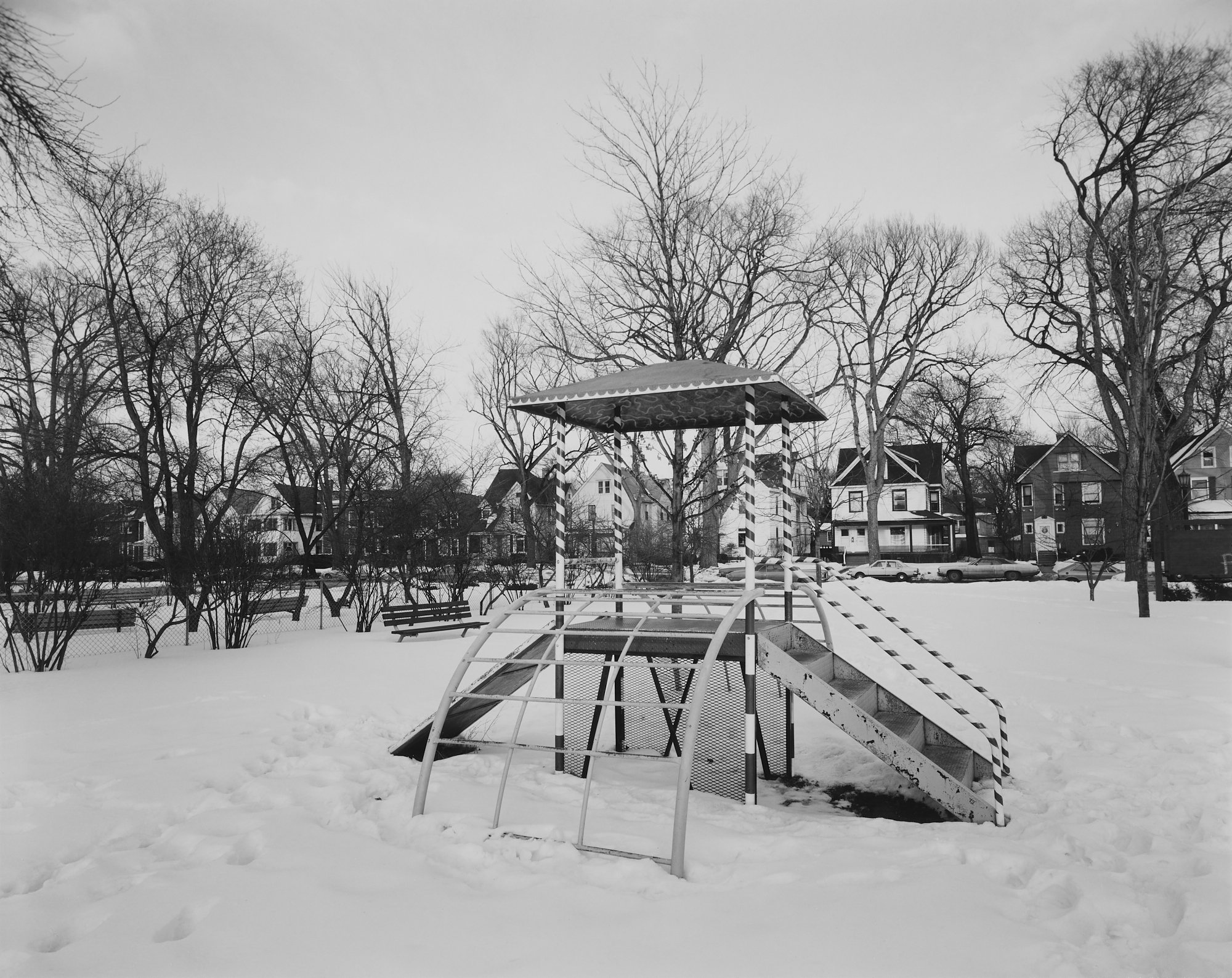 © Nicholas G Merrick 1978, Monkey Bars Philbrick Park, Evanston, Illinois #78-3.jpg