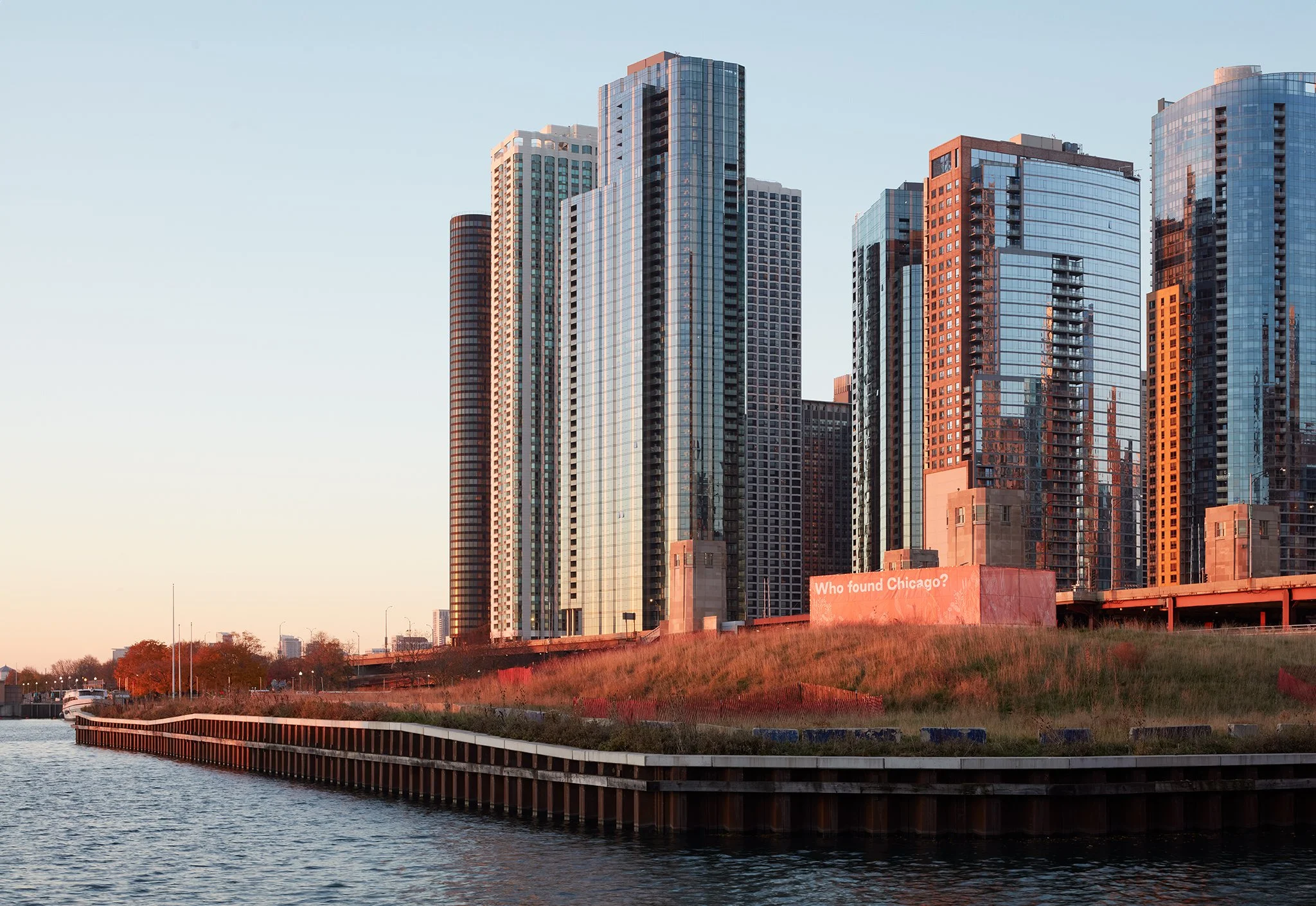  'Parallel History'   Ross Bar­ney Archi­tects  DuSable Park, Chicago Architecture Biennial  Chicago, IL     Return to Projects  