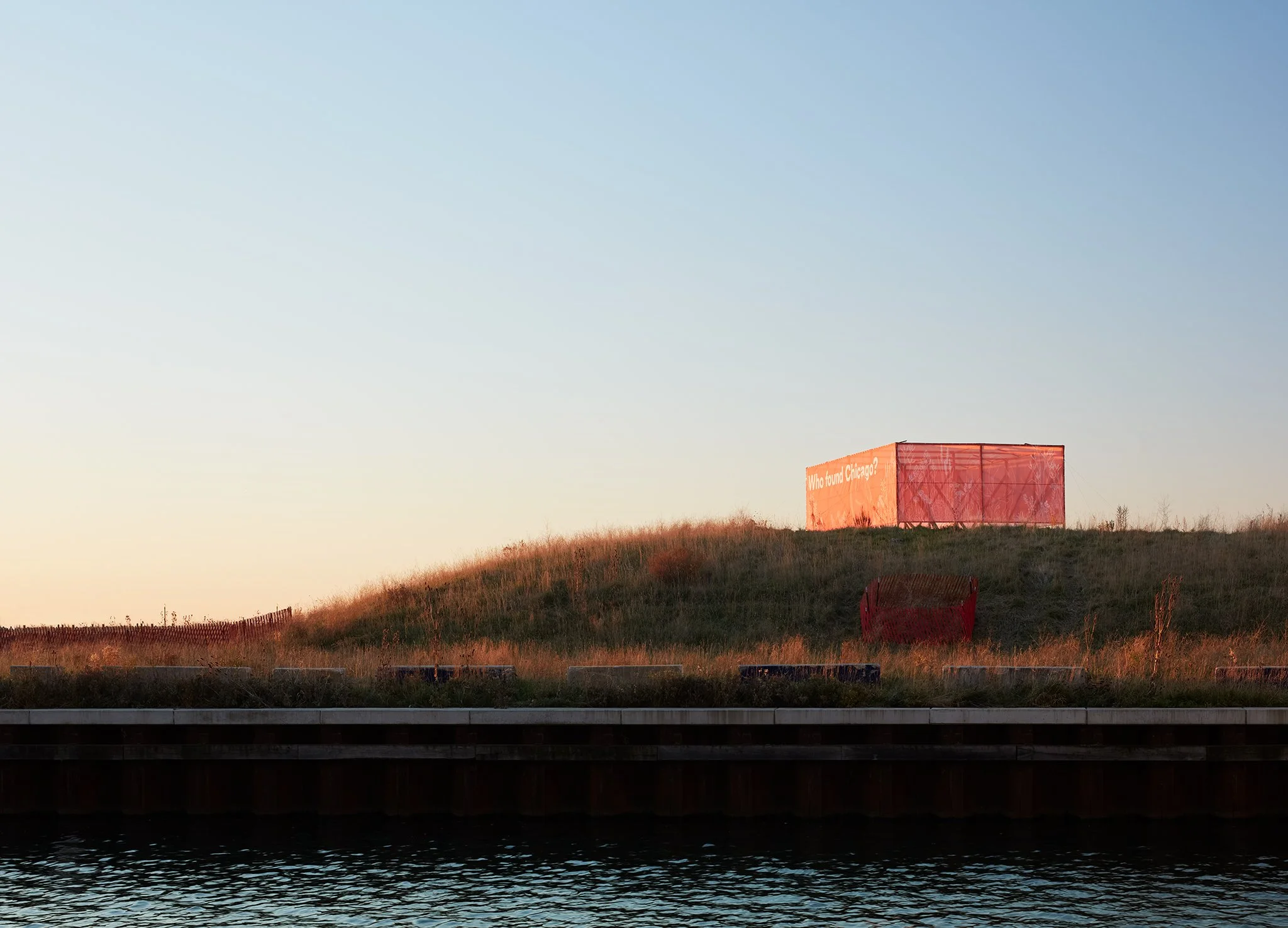  'Parallel History'   Ross Bar­ney Archi­tects  DuSable Park, Chicago Architecture Biennial  Chicago, IL     Return to Projects  