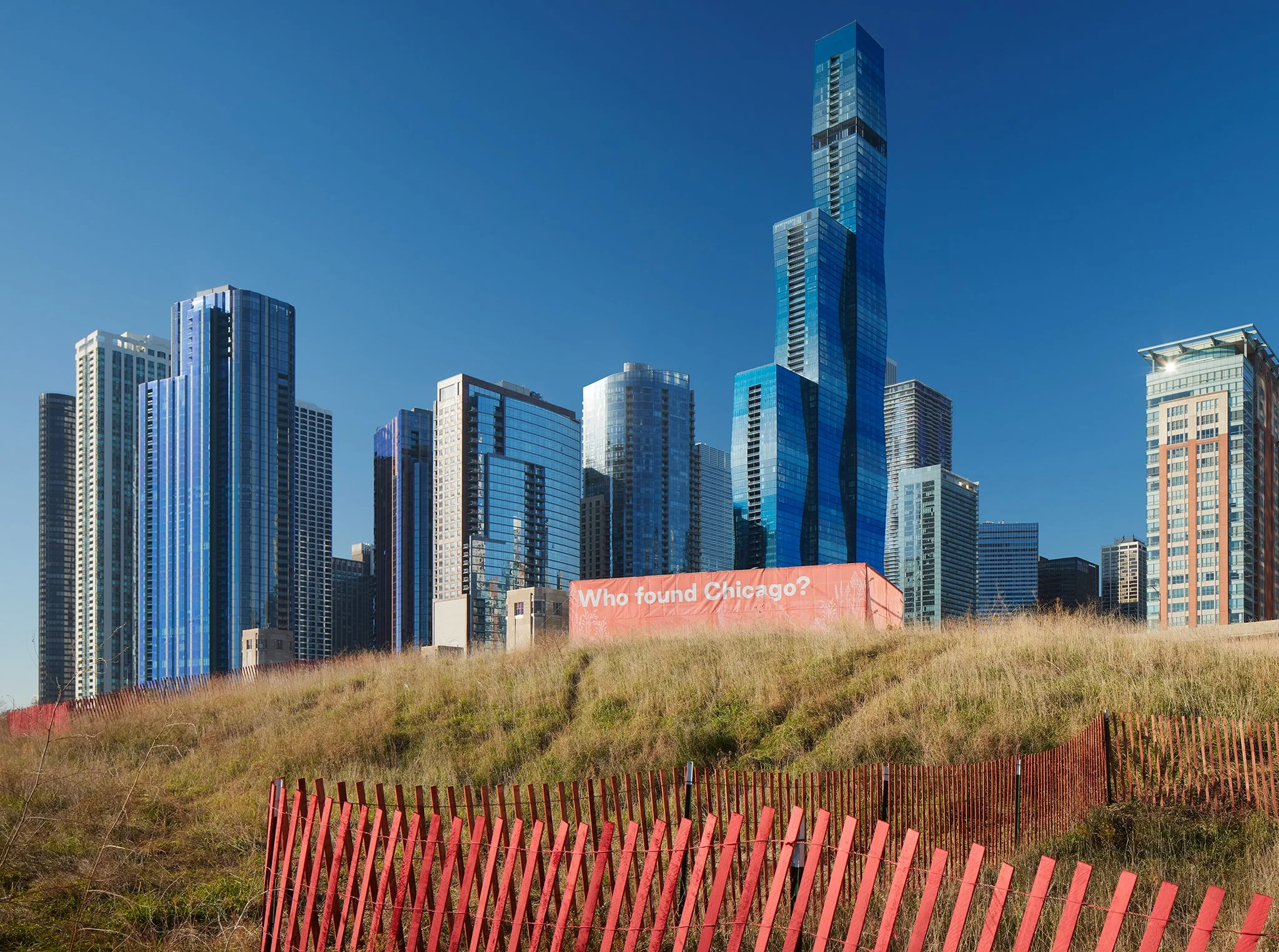  'Parallel History'   Ross Bar­ney Archi­tects  DuSable Park, Chicago Architecture Biennial  Chicago, IL     Return to Projects  