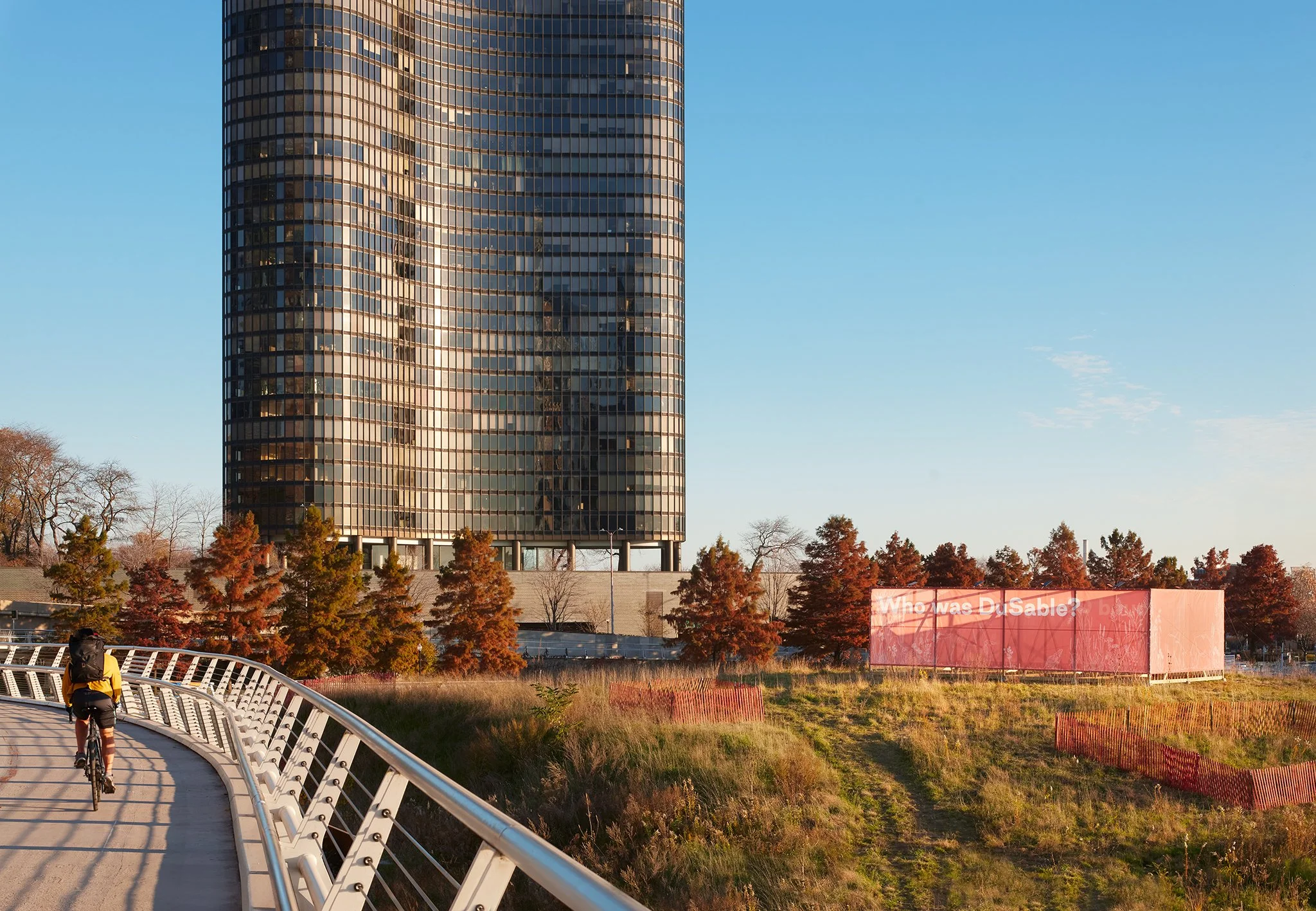  'Parallel History'   Ross Bar­ney Archi­tects  DuSable Park, Chicago Architecture Biennial  Chicago, IL     Return to Projects  