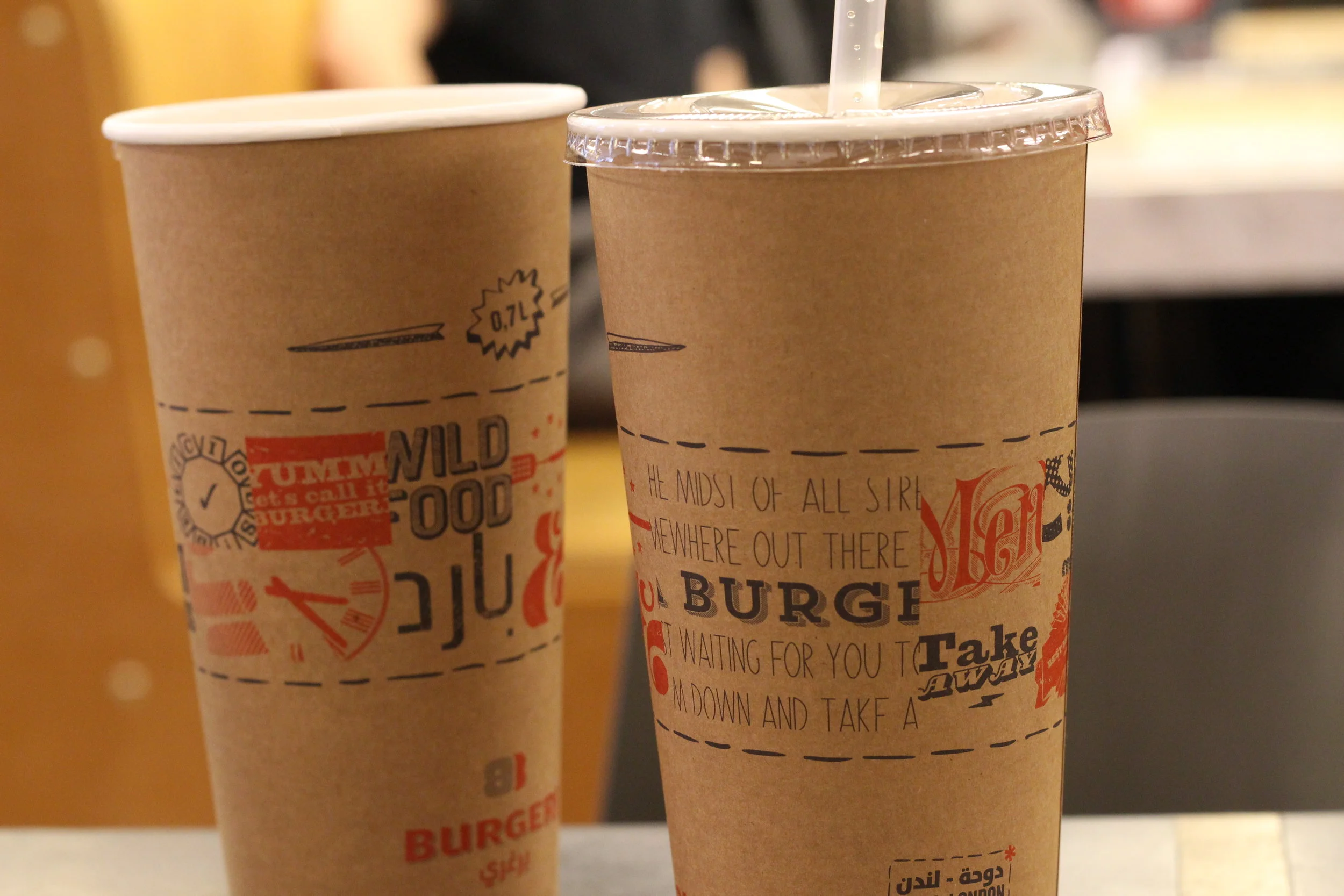 Downside: My cup was only half filled so these cups are quite deceiving.