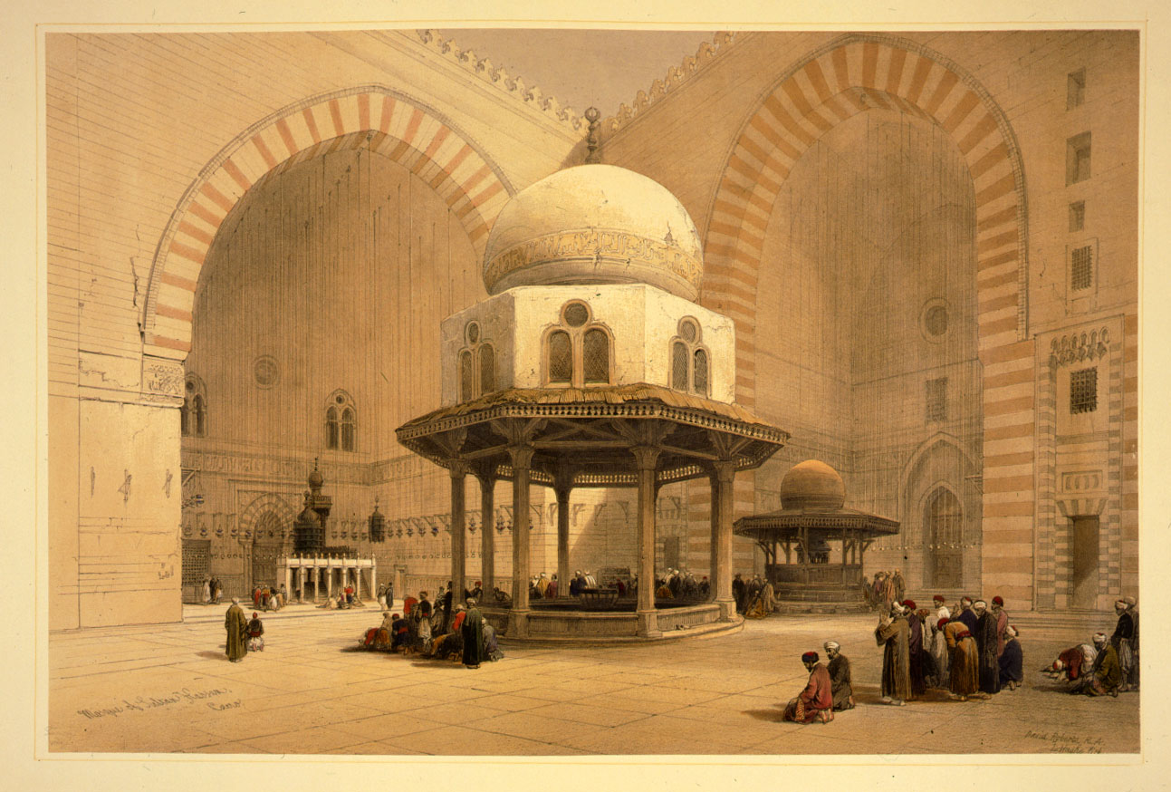 The Sultan Hassan Mosque in Cairo, construction began in 757 AH and it is still operational to this day.