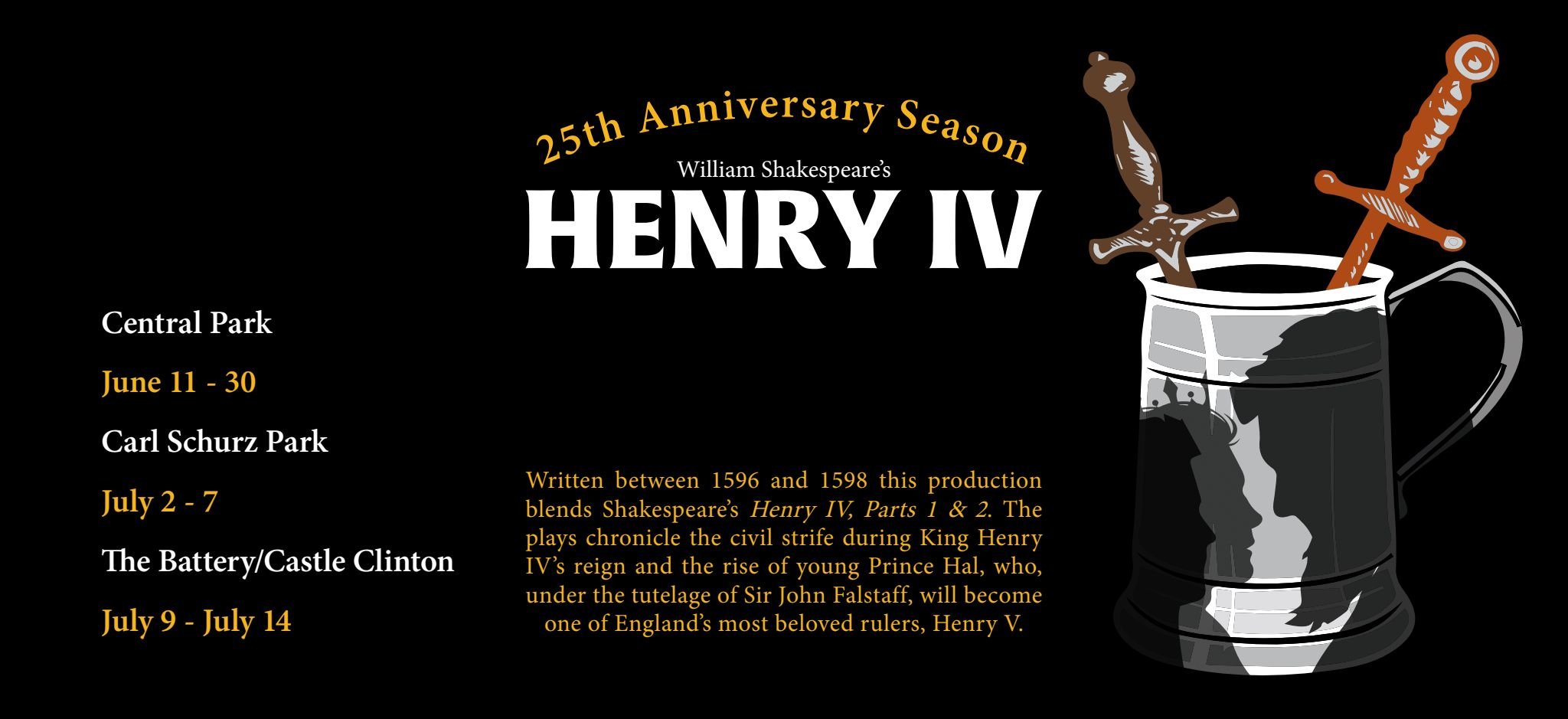   reserve your seats for  Henry IV   
