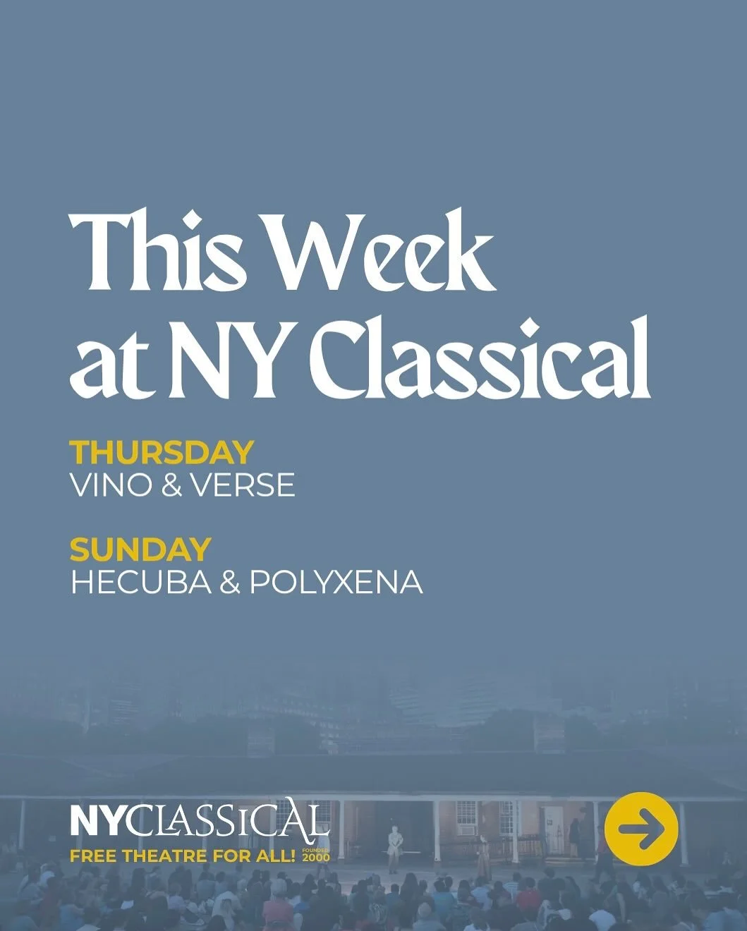 Two powerful nights, one shared passion &mdash; great stories brought to life!🎭

In 4 DAYS, we return to Shakespeare&rsquo;s &ldquo;Othello&rdquo; for an evening of wine, words, and reflection.

Join us for Vino &amp; Verse: &ldquo;Othello&rdquo; as