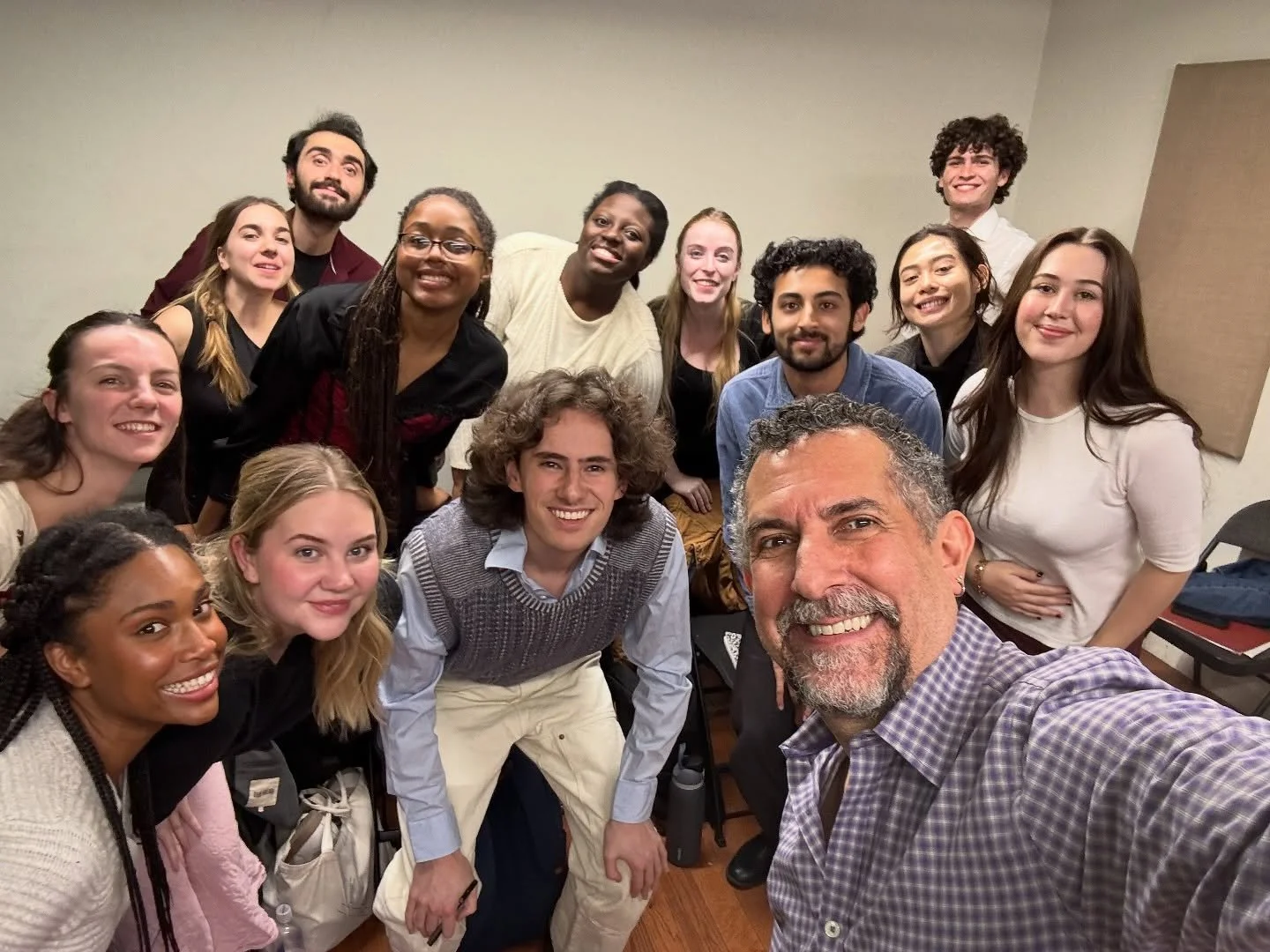 Live from Stella Adler Studio:
@nyclassical Artistic Director Stephen Burdman with students after teaching a masterclass on audition technique. We&rsquo;re always inspired by the next generation of actors and the curiosity, courage, and craft they br