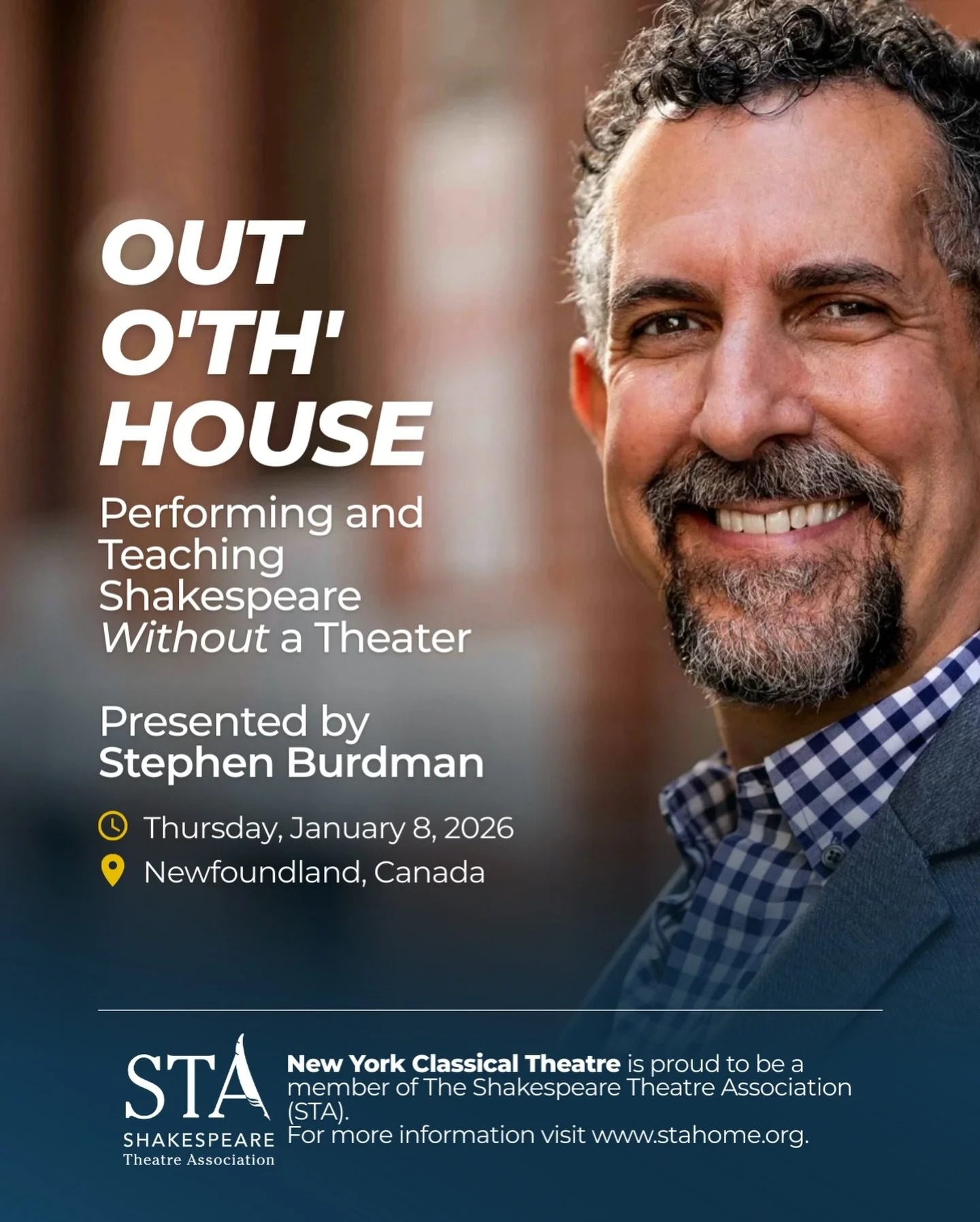 Shakespeare doesn&rsquo;t need a building to work.

What happens when there&rsquo;s no stage, no fixed seating, and no clear line between actors and audience? 🎭

At Shakespeare Theatre Association Conference 2026, Stephen Burdman, Founding Artistic 