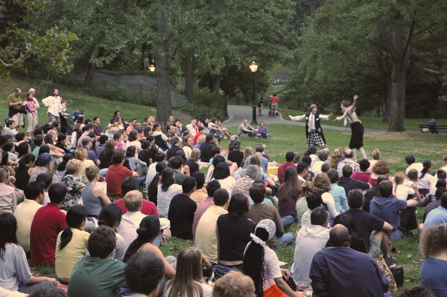 You&rsquo;re walking through Central Park and you don&rsquo;t mean to stop&mdash;but there&rsquo;s a FREE play happening, and people are already sitting on the grass, and somehow you&rsquo;re one of them now. 🌳

That&rsquo;s still how it works! 

Ha