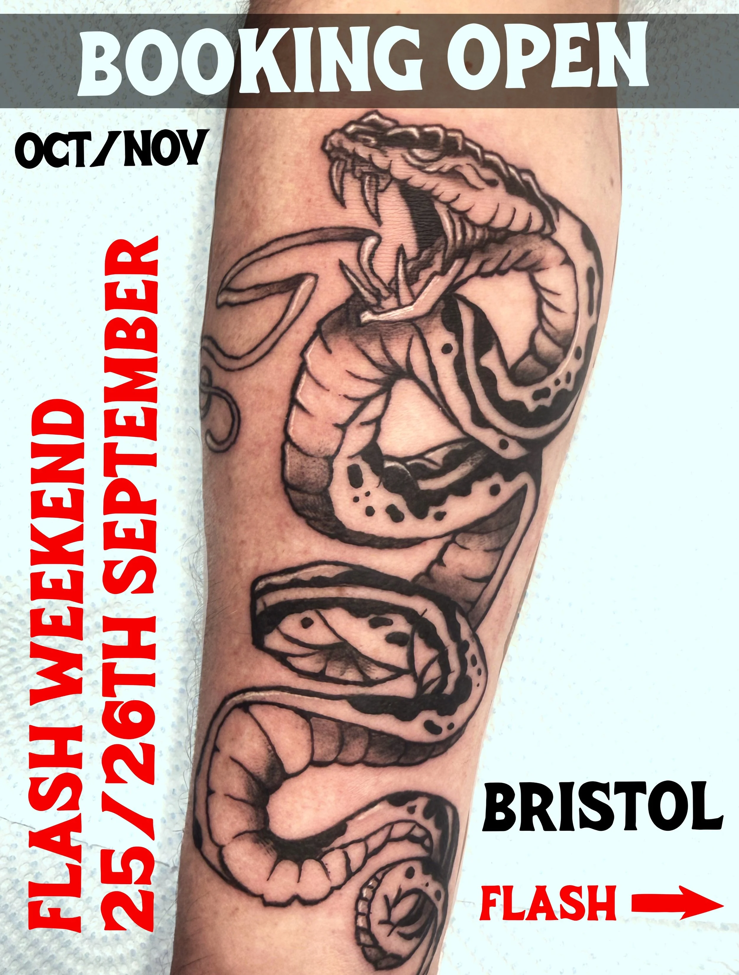 Books Open 🖍️ 
Still have space for our Flash event in 25th/26th
&pound;60-&pound;80 flash deals - scroll for Flash
🇬🇧 Bristol @thedoordieclub 

#Tattoo #tattooartist #flashdesigns