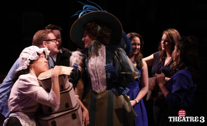 The author in her natural habitat, wearing other people's hair on her head. (A Little Night Music, 2017. Photo by Linda Harrison for Theatre Three, Dallas TX.)