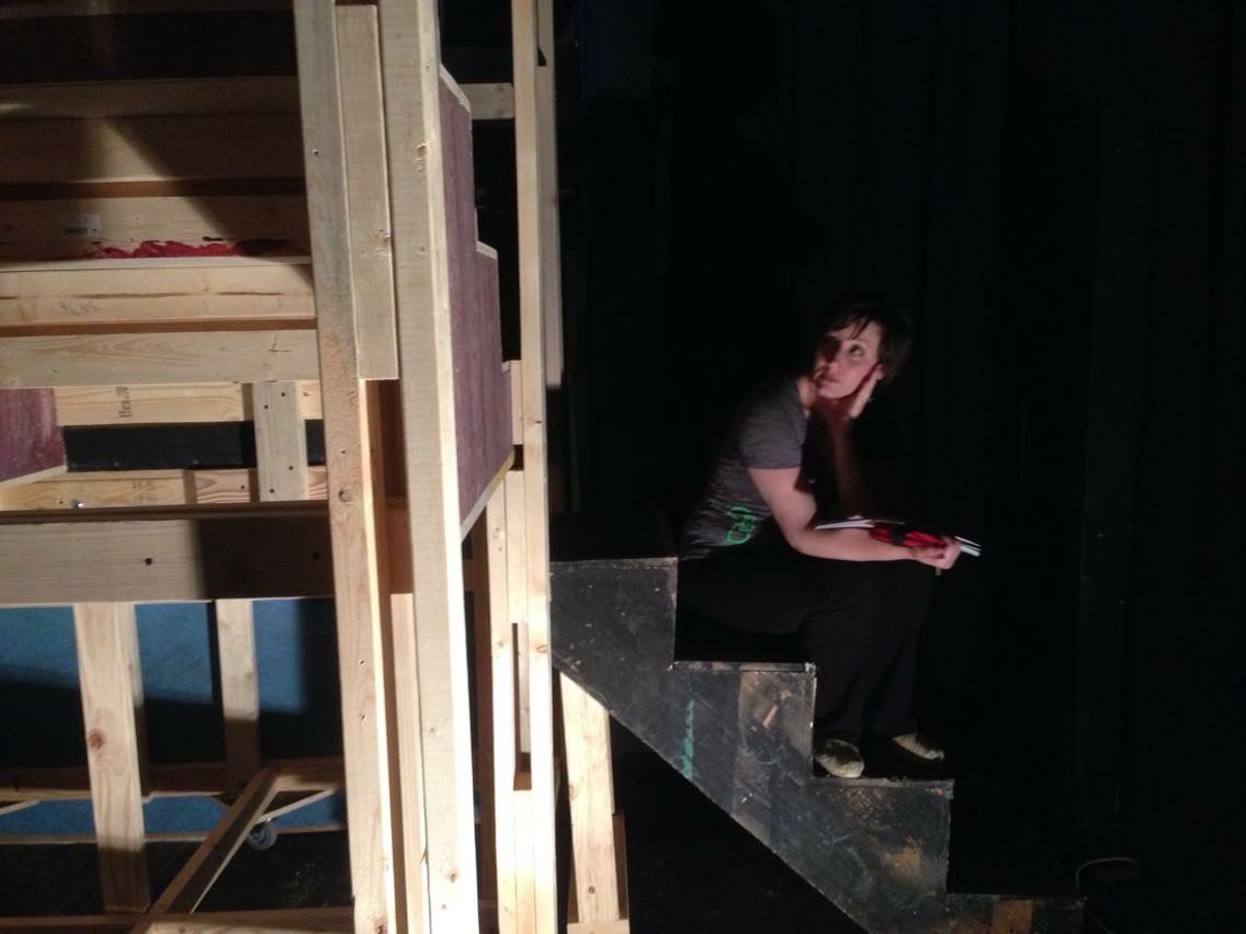 Rehearsing like a boss.