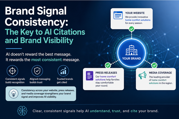 Brand Signal Consistency Graphic - TrizCom PR