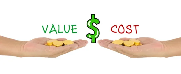 two mans with coins inside them