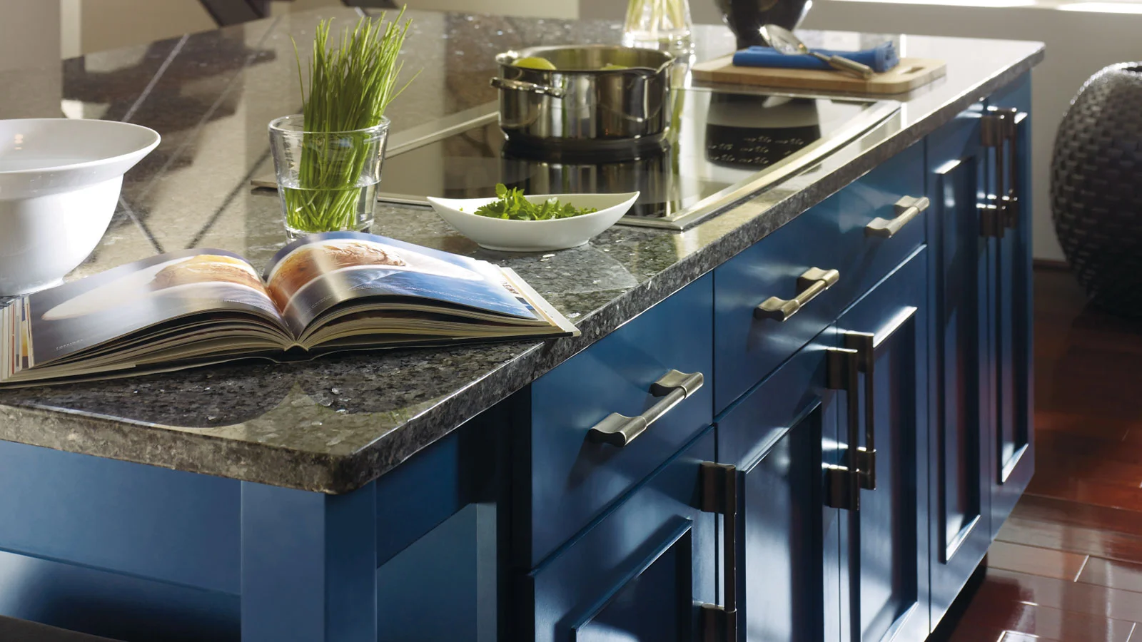 dark_wood_cabinets_blue_kitchen_island_5_large.jpg