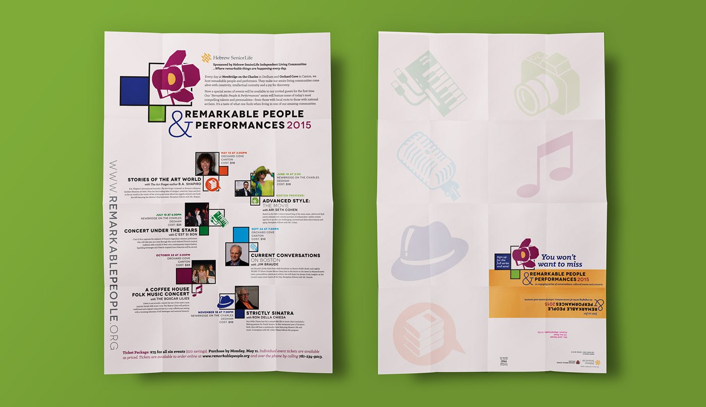 Folded Mailer with campaign brand