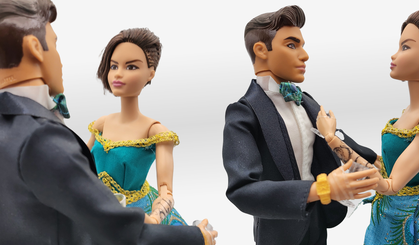 Details like tattoos and custom hairstyles