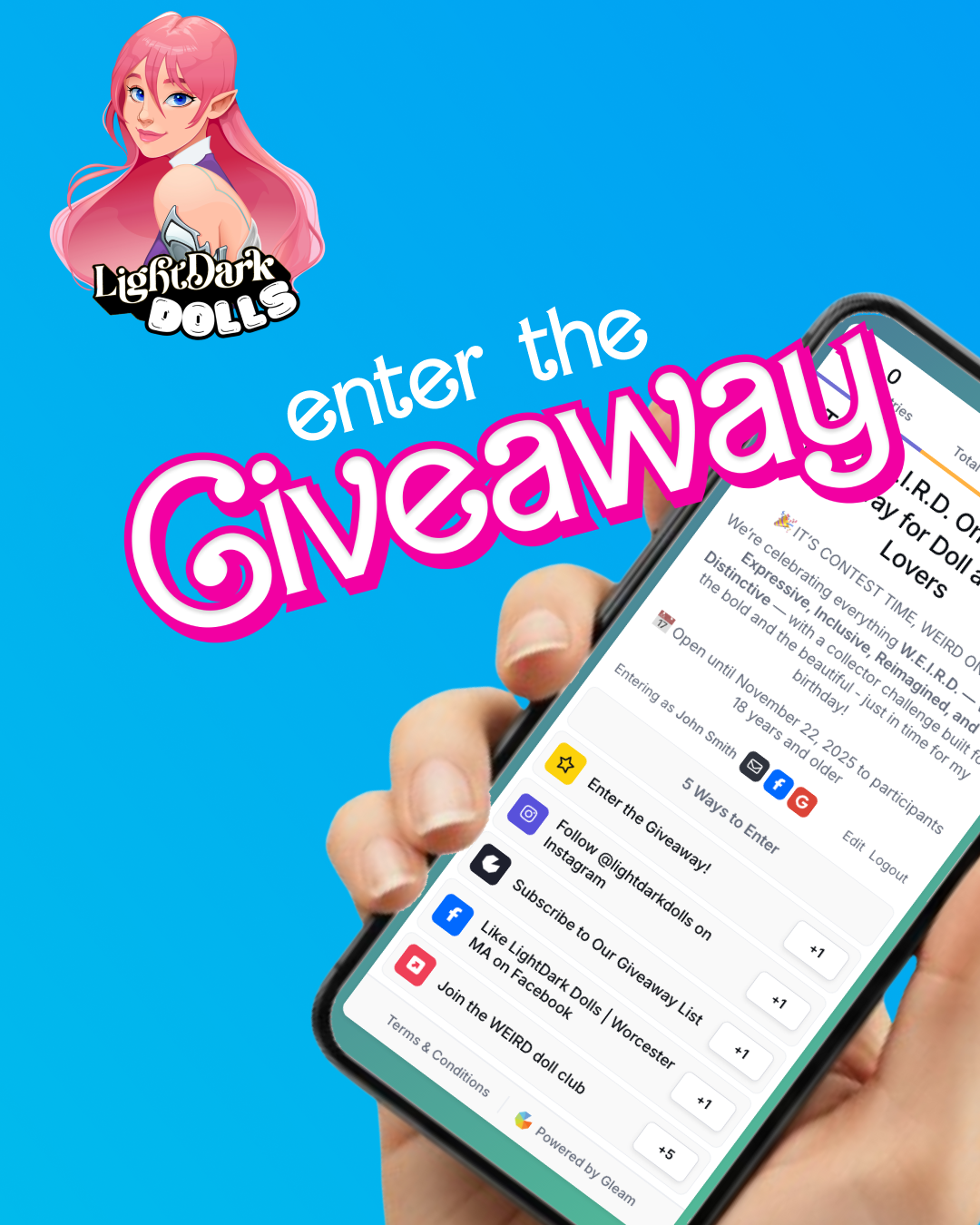 Giveaway! Enter to win! 