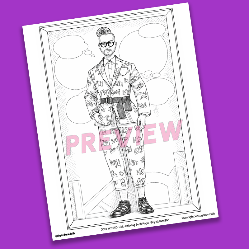 Coloring Book Page - Soy SufficiKEN - Printable