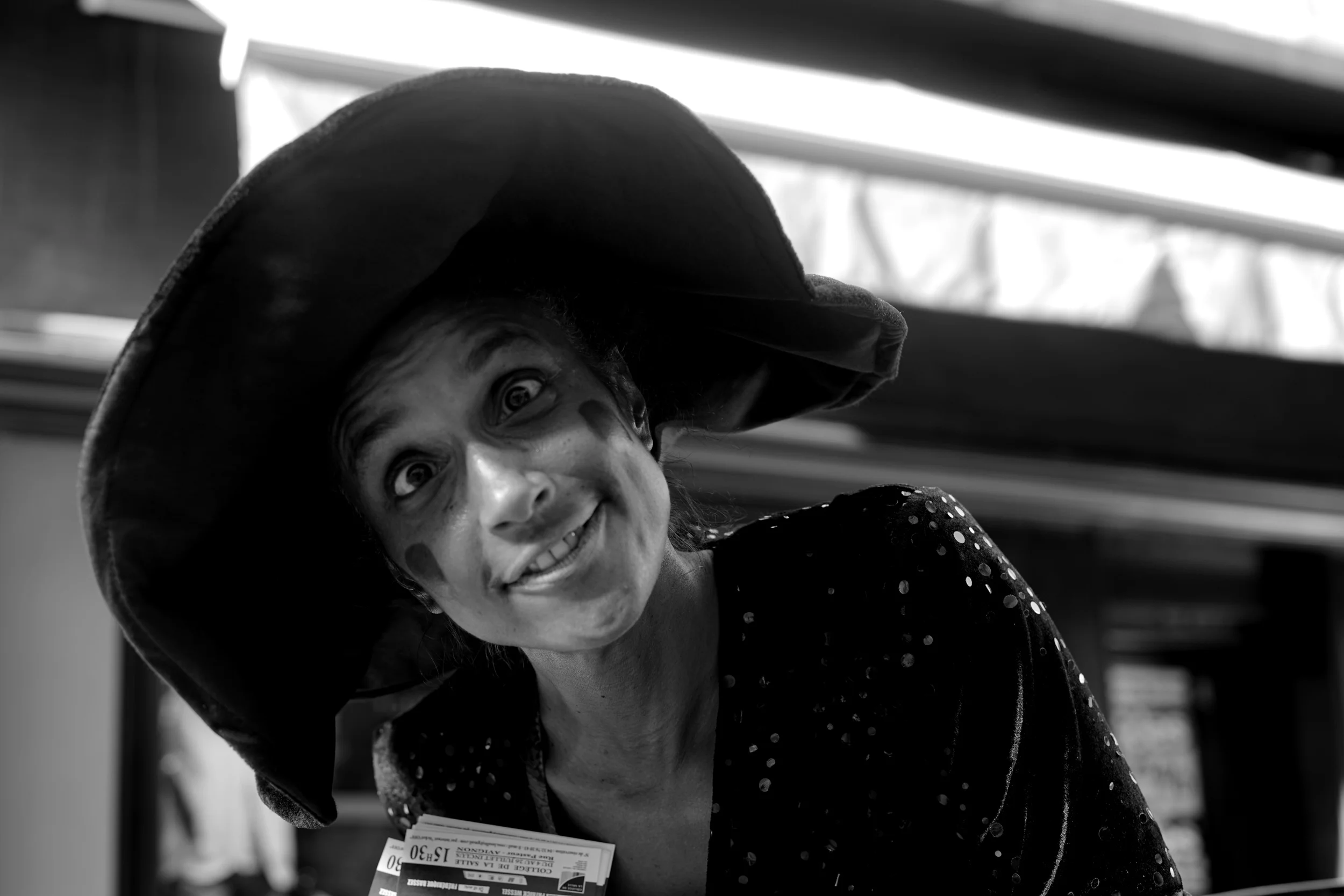 Clown imitation, avineon/france 2015