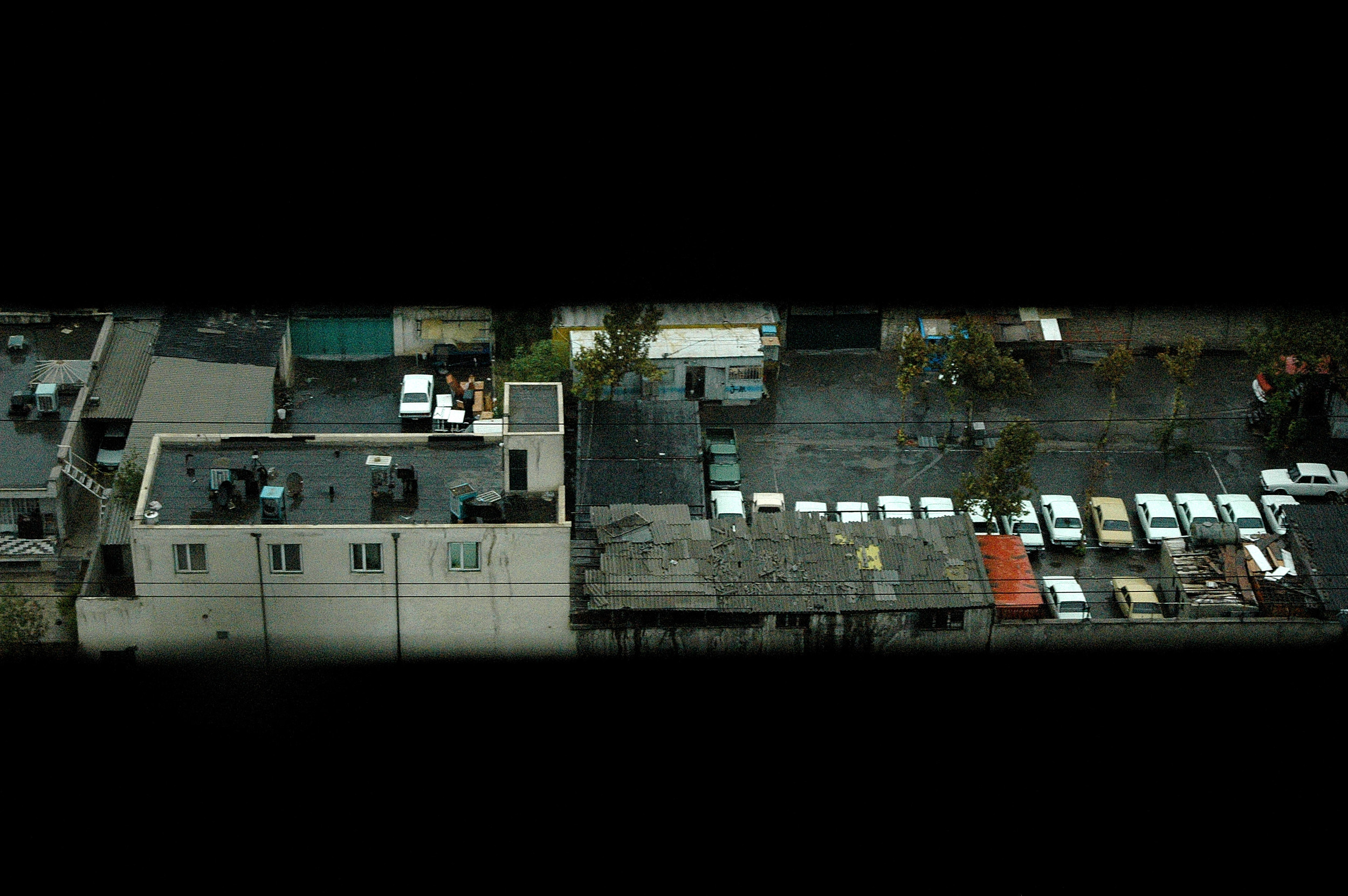 parking lot, tehran 2008
